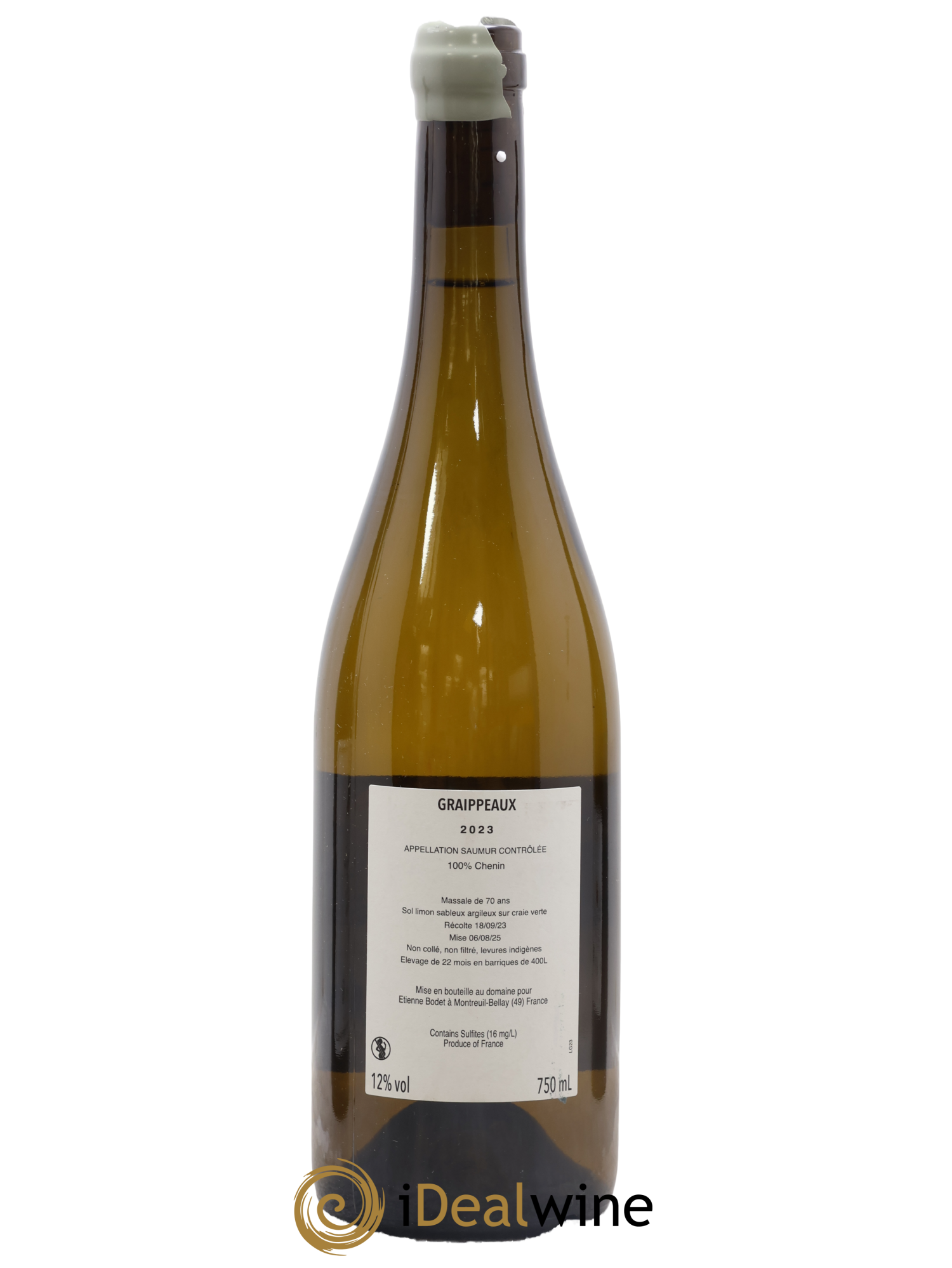 Saumur Graippeaux - Clos Durandière Etienne Bodet 2023 - Posten von 1 Flasche - 1