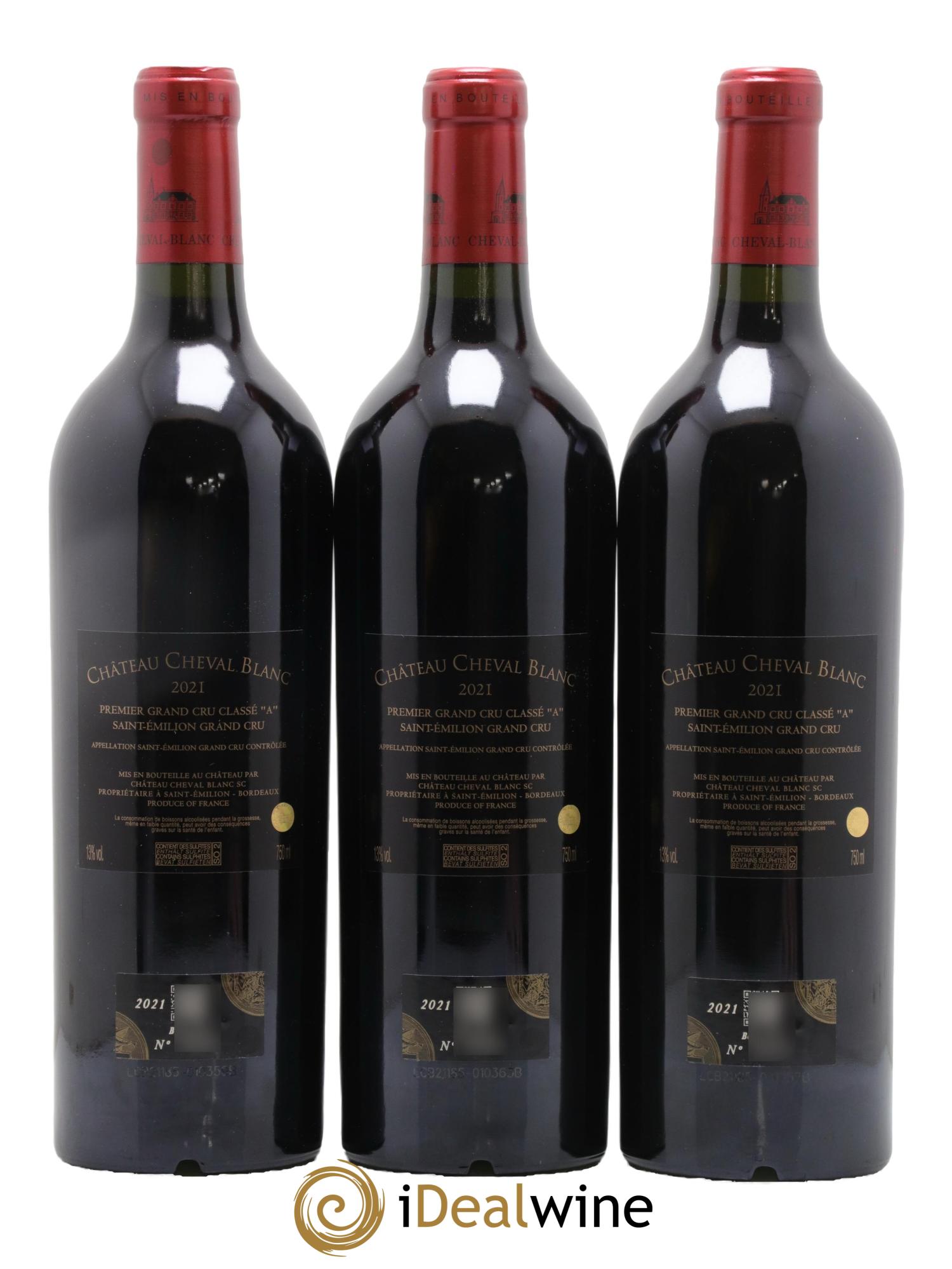Château Cheval Blanc 1er Grand Cru Classé A 2021 - Lot de 6 bouteilles - 4