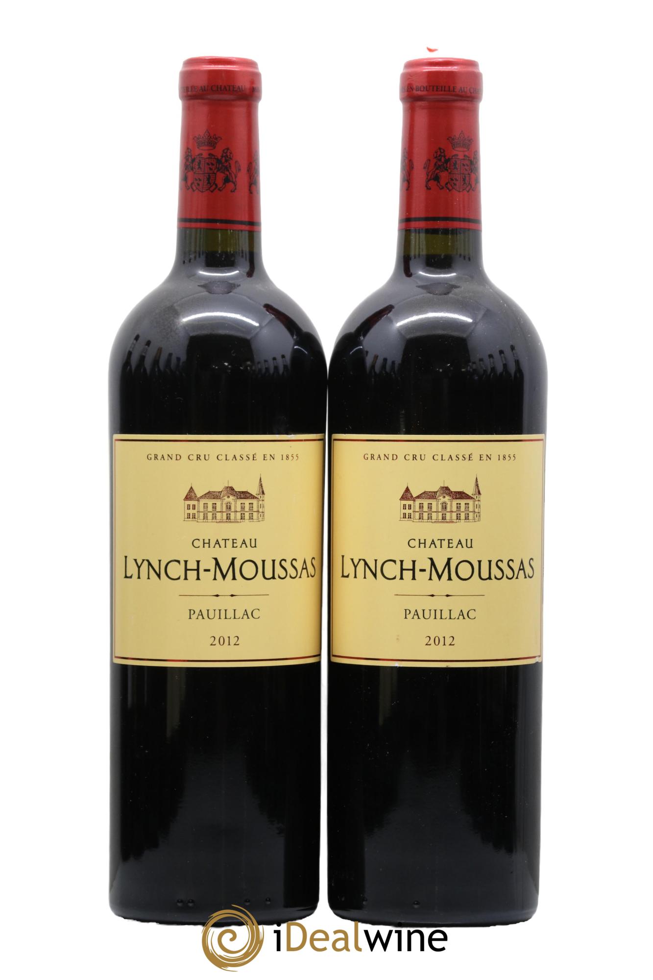 Château Lynch Moussas 5ème Grand Cru Classé 2012 - Lot de 2 bouteilles - 0