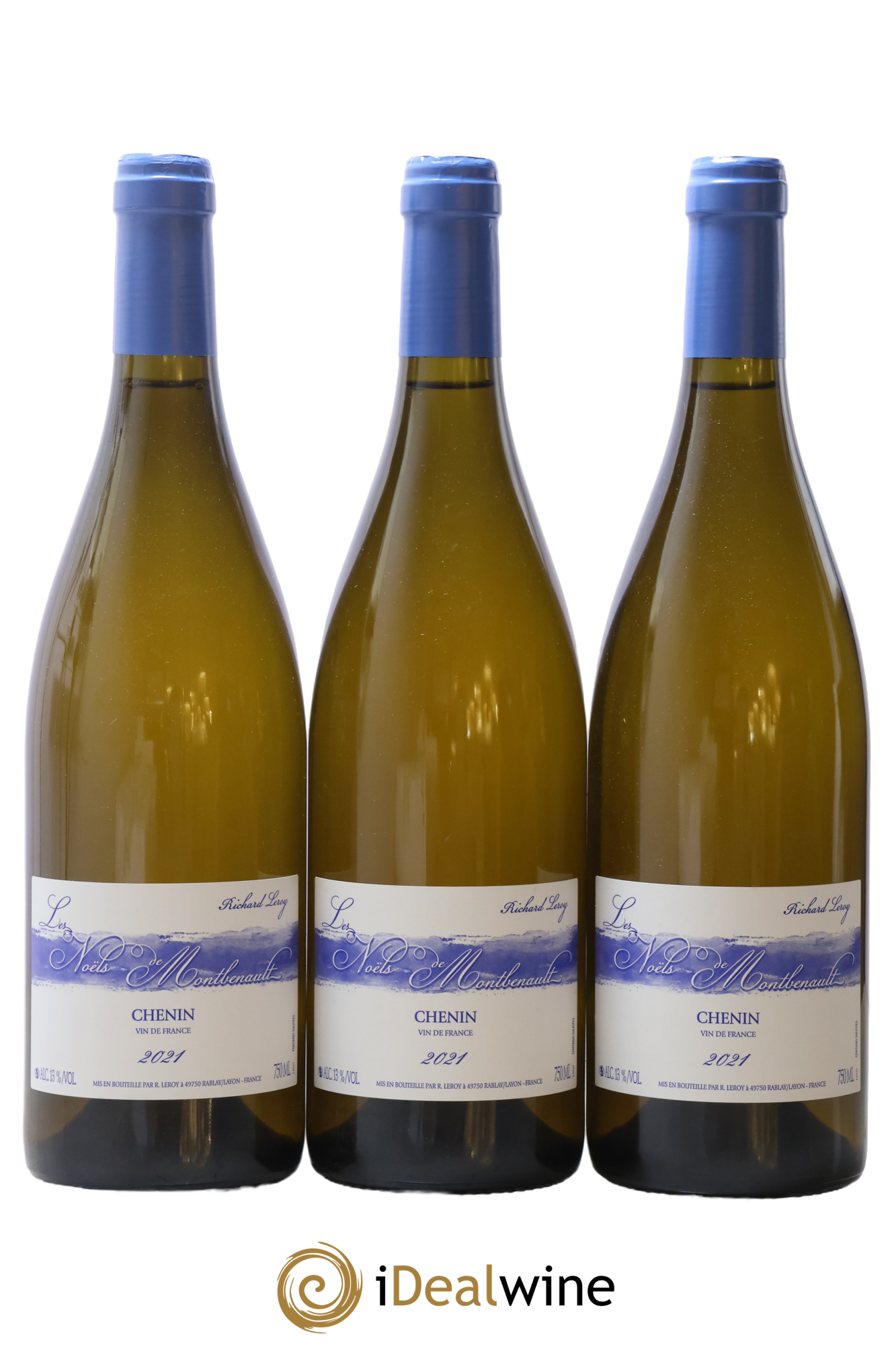 Vin de France Les Noëls de Montbenault Richard Leroy 2021 - Lot of 3 bottles - 0