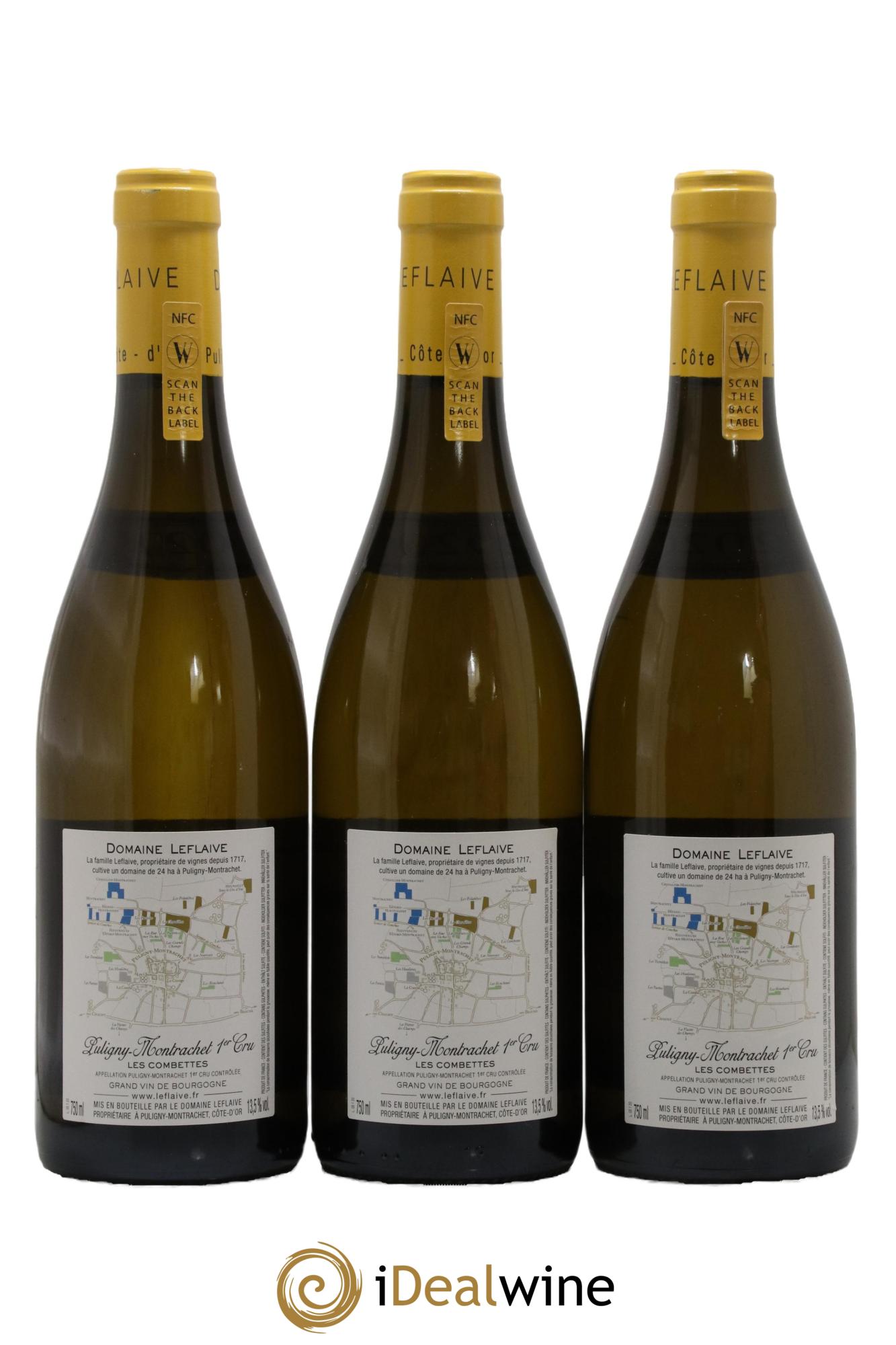 Puligny-Montrachet 1er Cru Les Combettes Leflaive (Domaine) 2020 - Lot de 3 bouteilles - 1