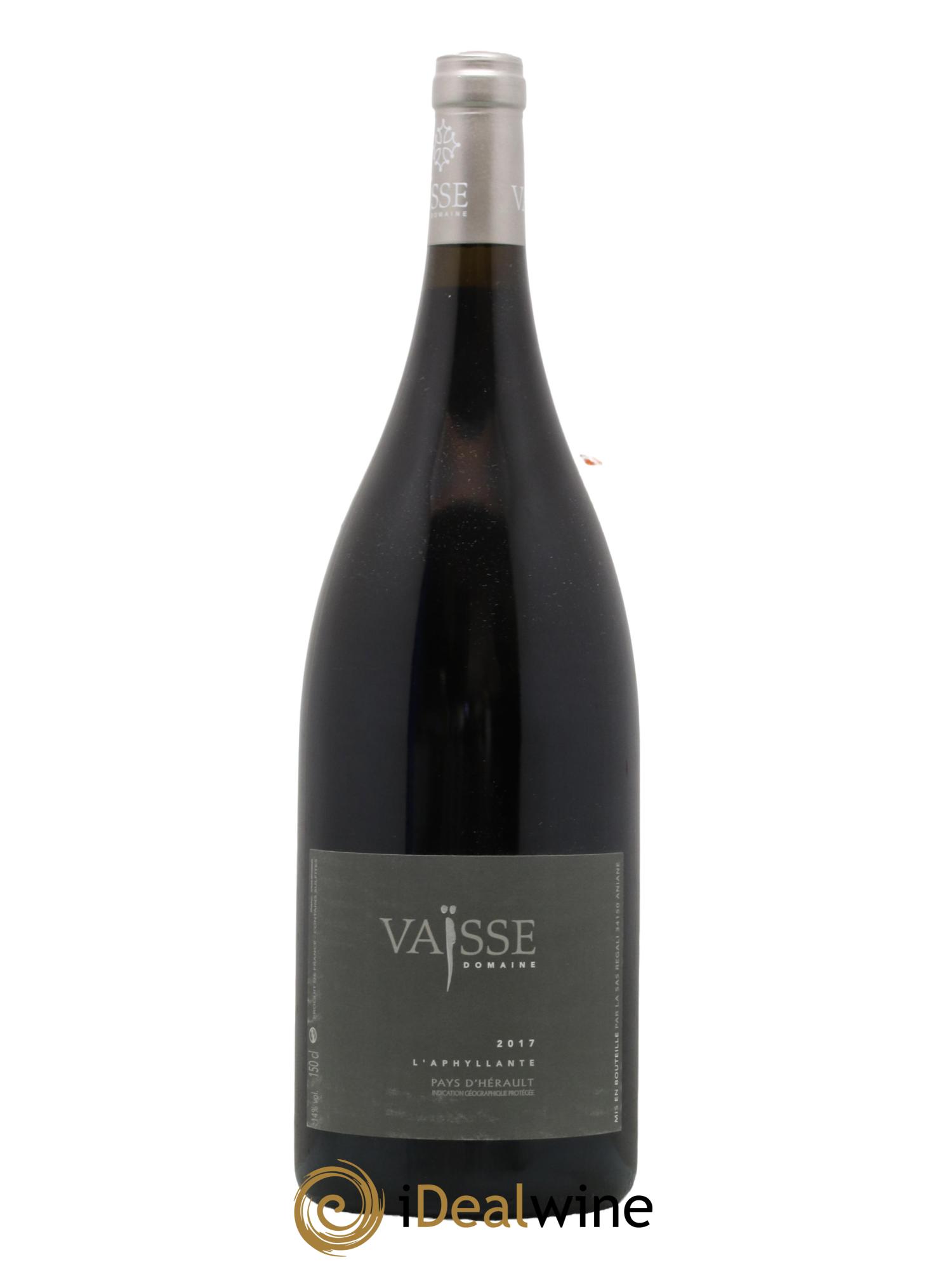 Pays d'Hérault L'Aphyllante Vaisse (Domaine) 2017 - Lot de 1 magnum - 0