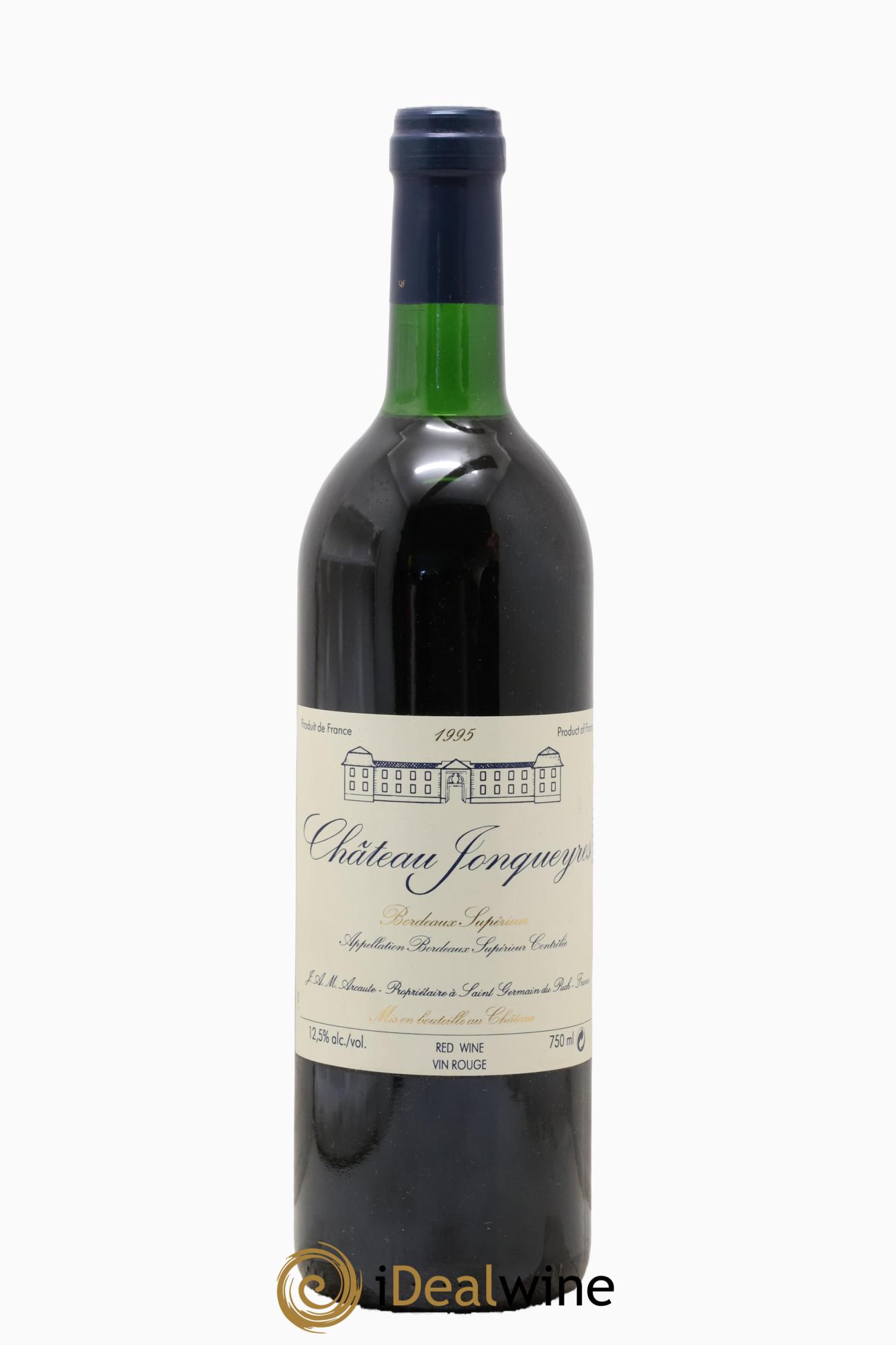 Bordeaux Supérieur Château Jonqueyres 1995 - Lotto di 1 bottiglia - 0