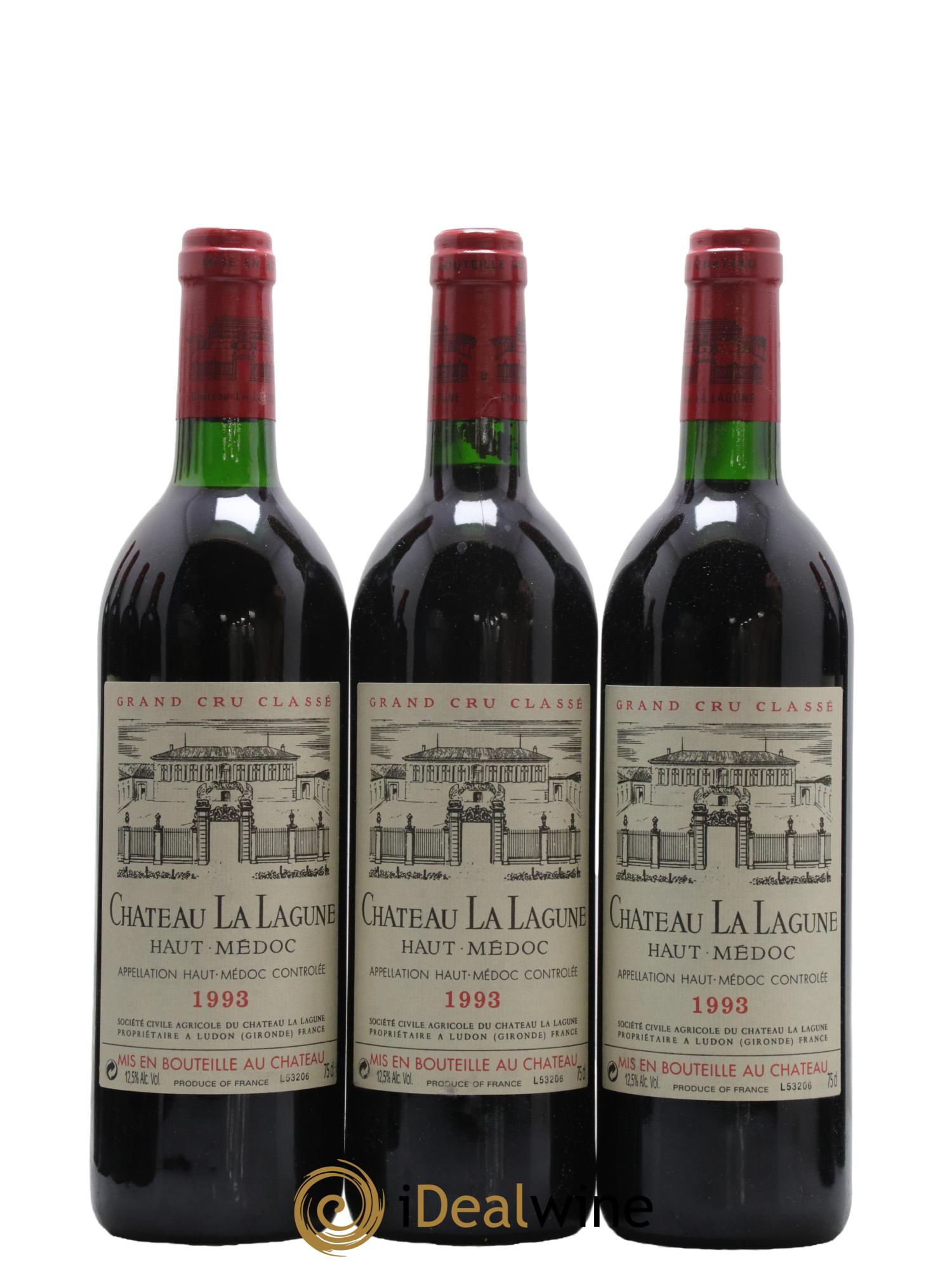 Château la Lagune 3ème Grand Cru Classé 1993 - Lot de 12 bouteilles - 2