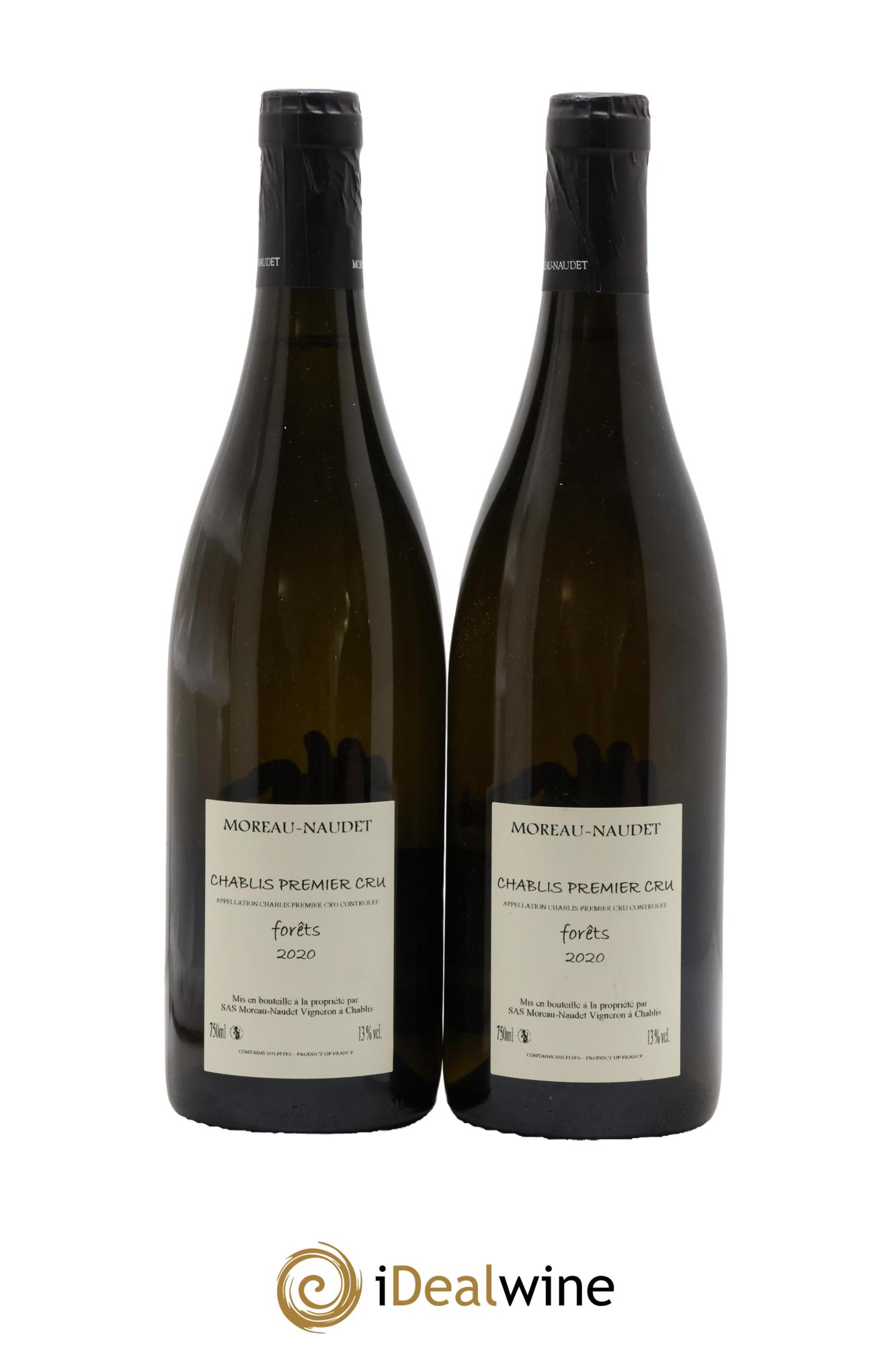 Chablis 1er Cru Forêts Moreau-Naudet 2020 - Lotto di 2 bottiglie - 1