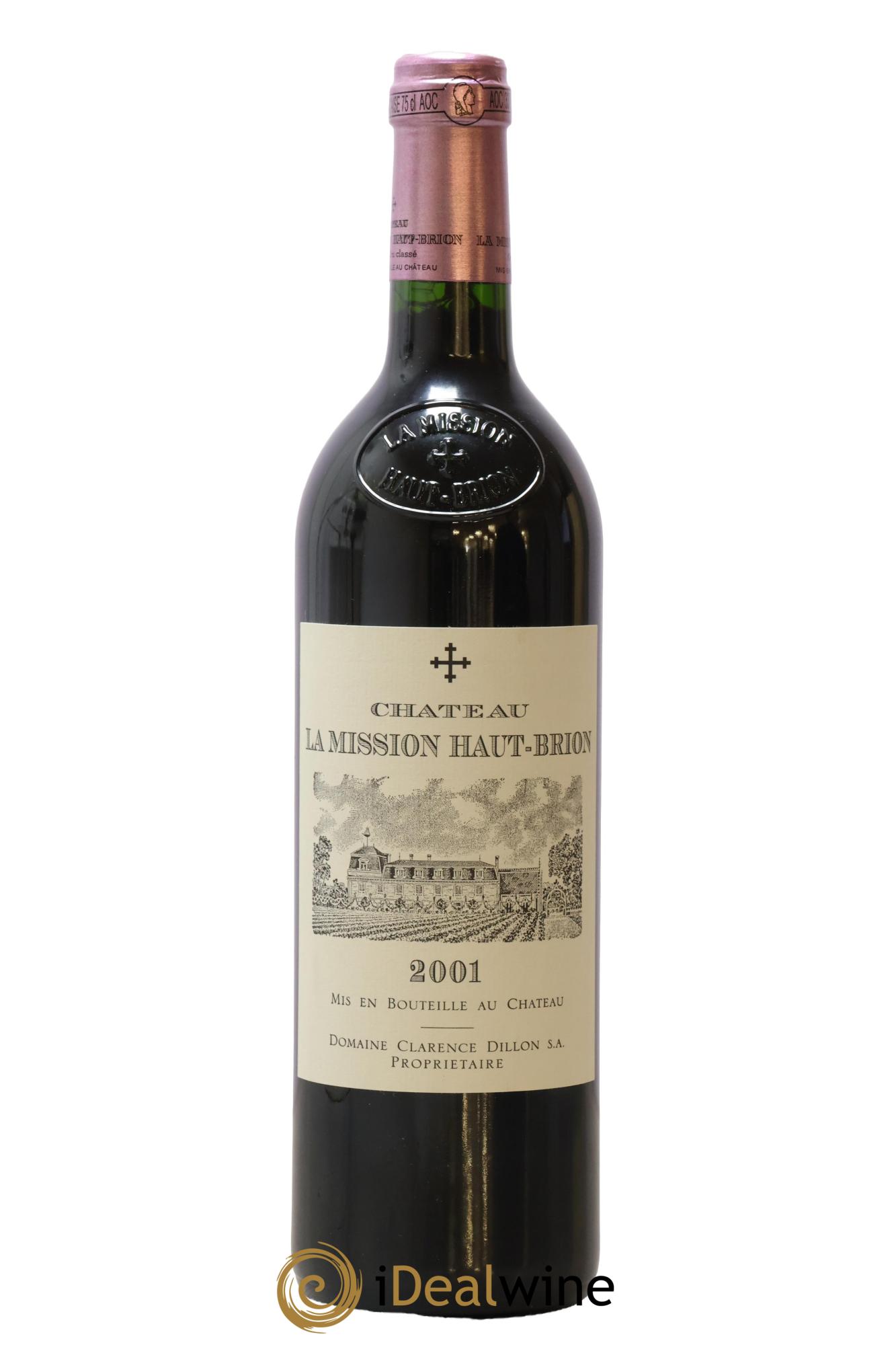 Château la Mission Haut-Brion Cru Classé de Graves 2001 - Lot de 1 bouteille - 0