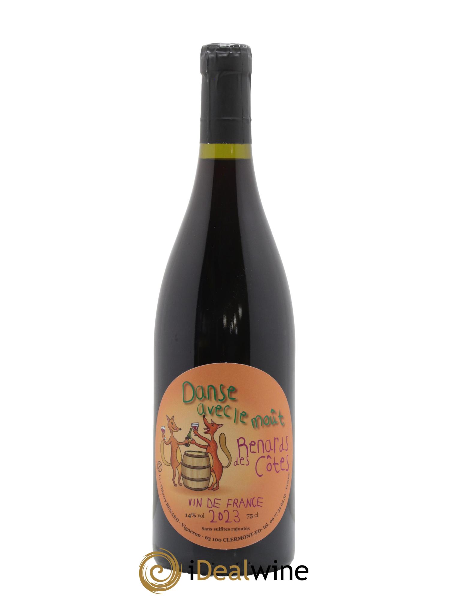 Vin de France Danse avec le Moût Renards des Côtes Thierry Renard 2023 - Lot de 1 bouteille - 0