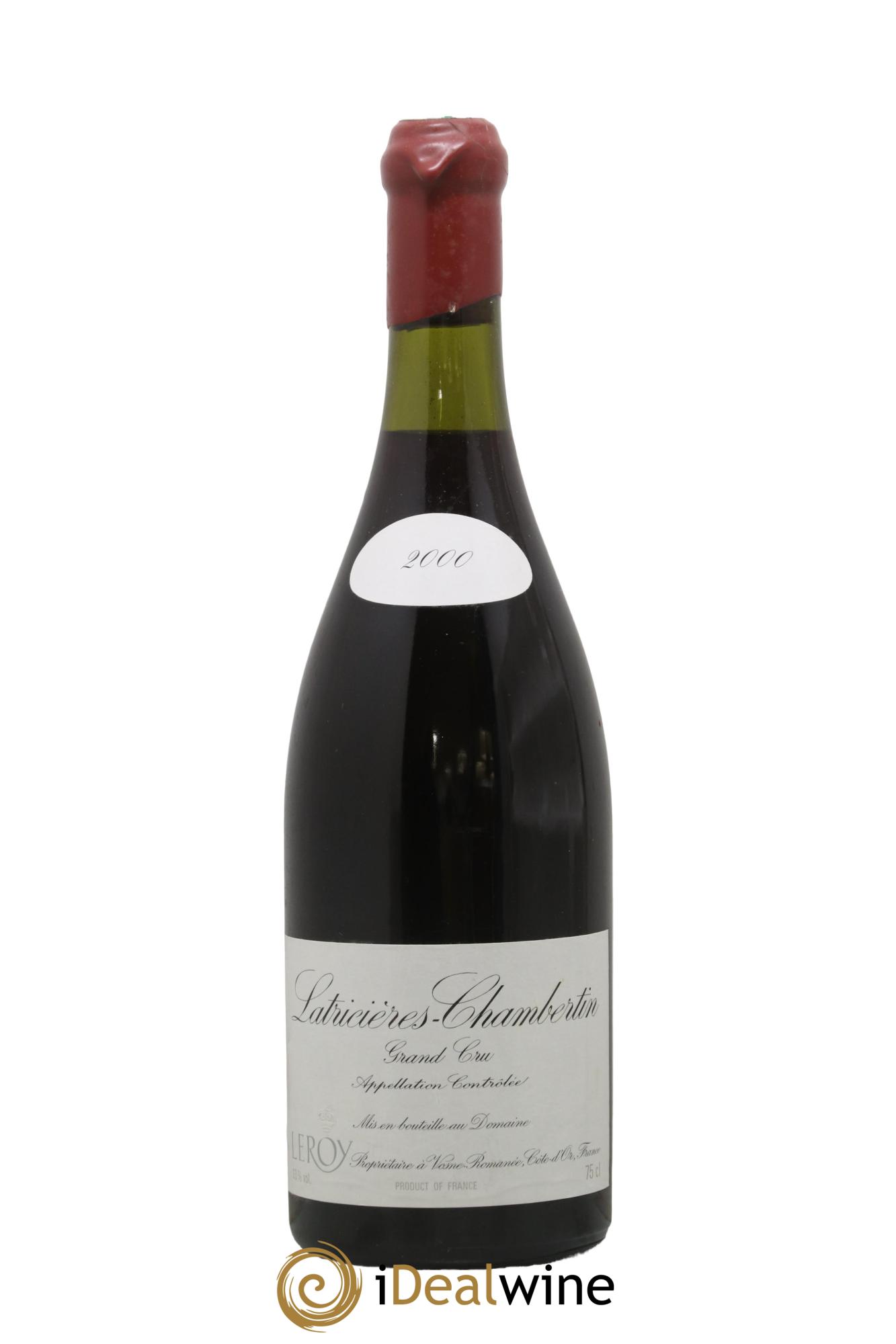 Latricières-Chambertin Grand Cru Leroy (Domaine) 2001 - Lot de 1 bouteille - 0