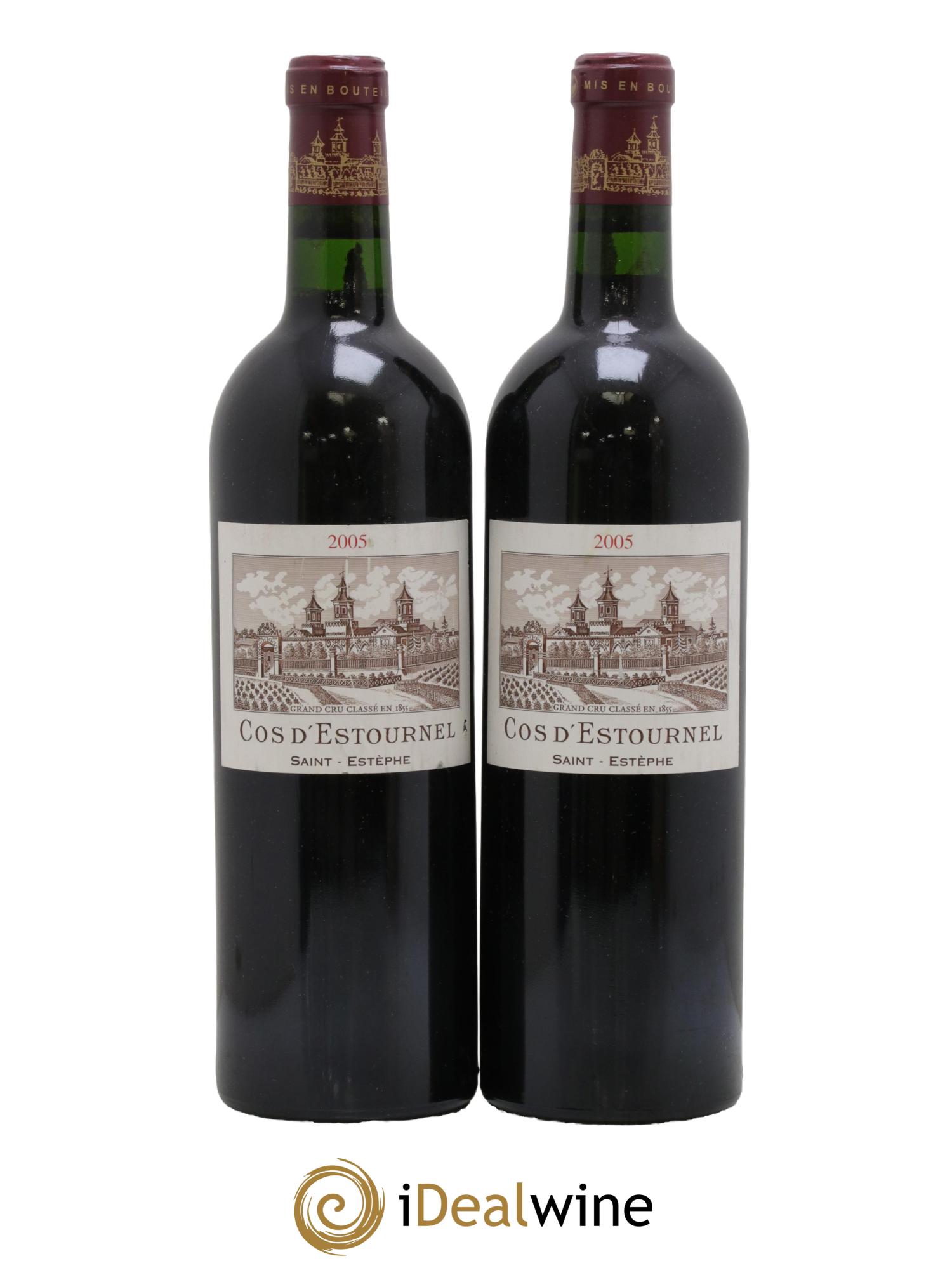 Cos d'Estournel 2ème Grand Cru Classé 2005 - Lot de 2 bouteilles - 0