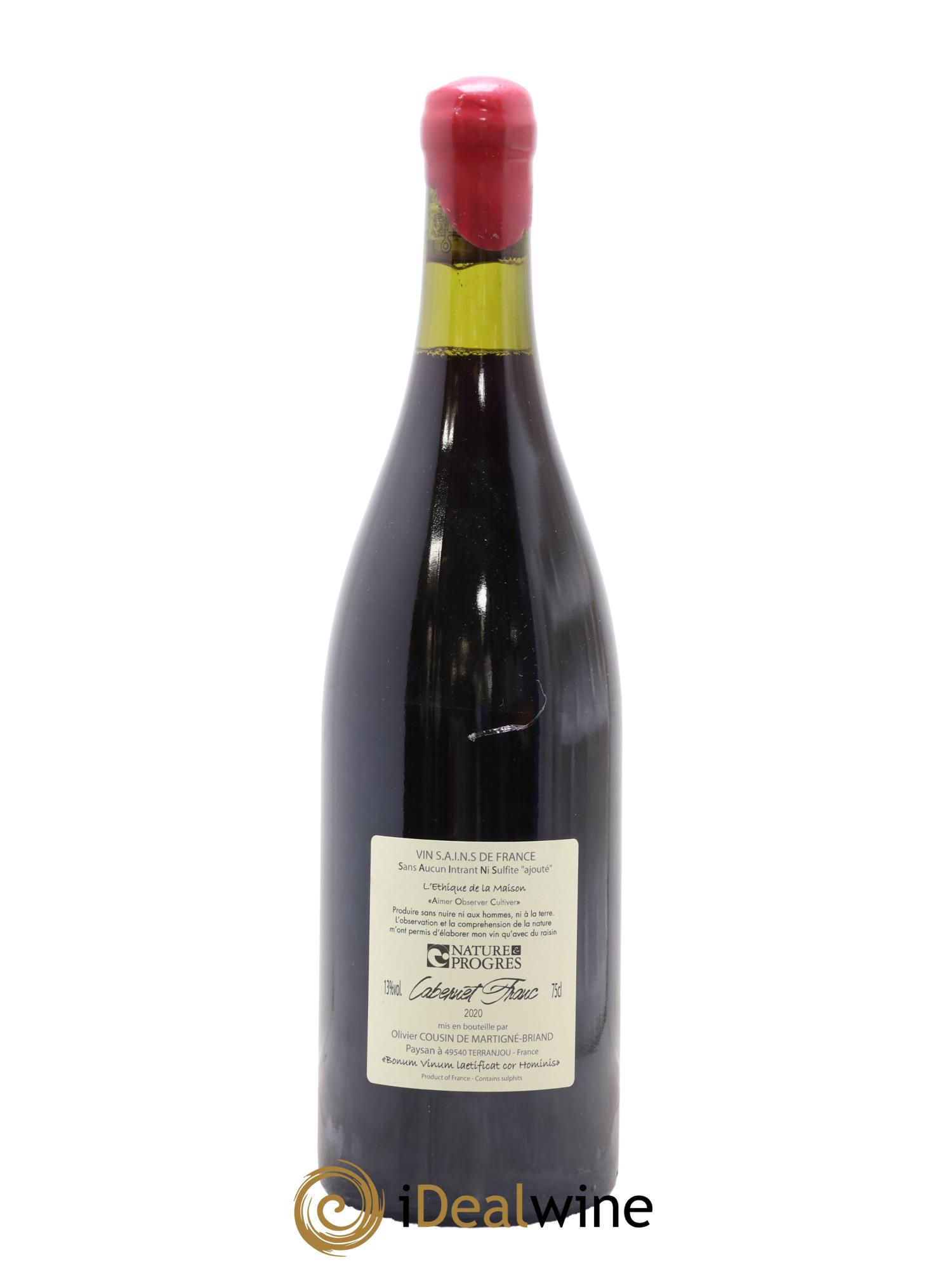 Vin de France Le Franc Olivier Cousin 2020 - Lot de 1 bouteille - 1