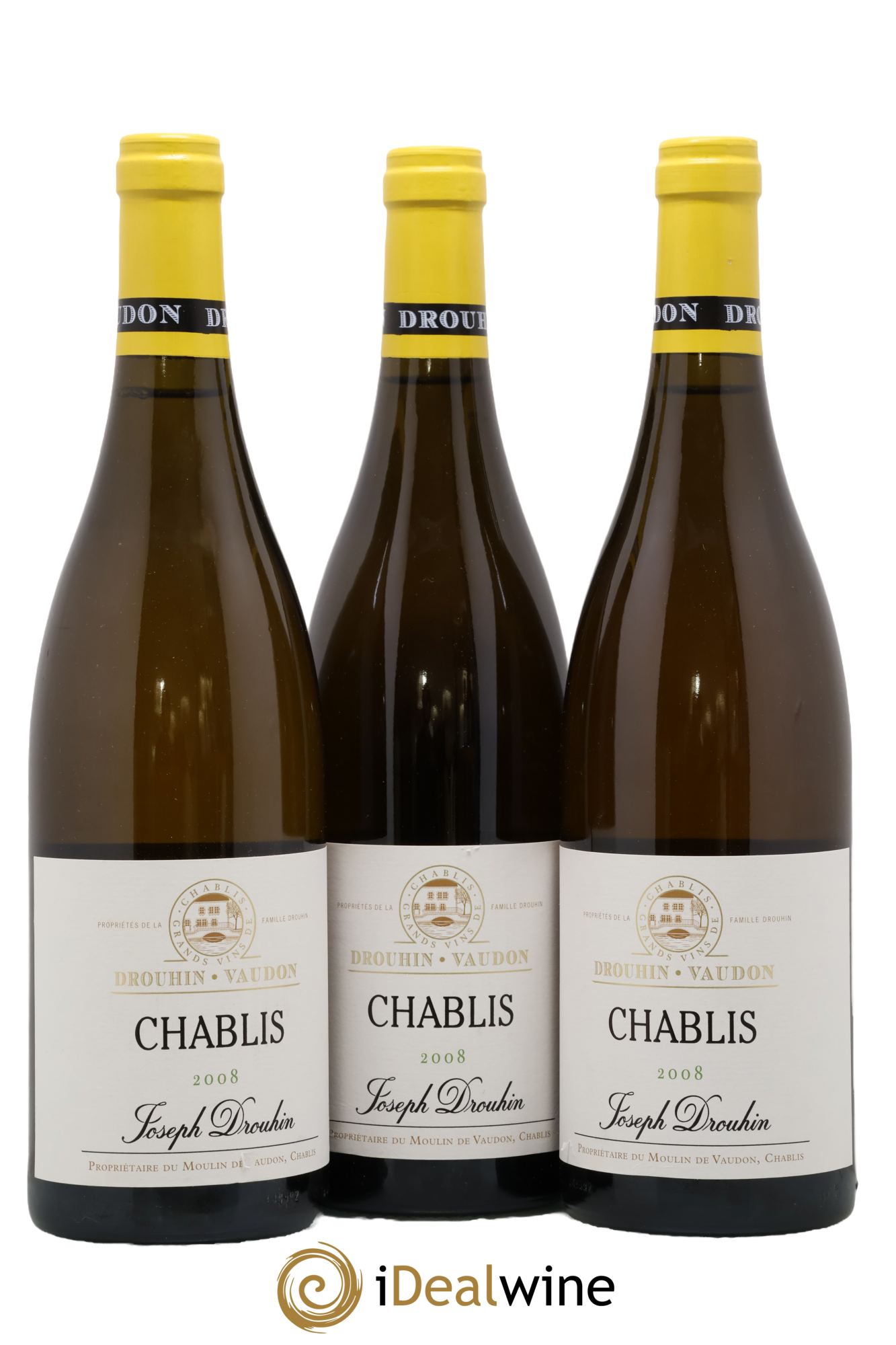 Chablis Drouhin-Vaudon (Domaine) 2008 - Lote de 3 botellas - 0