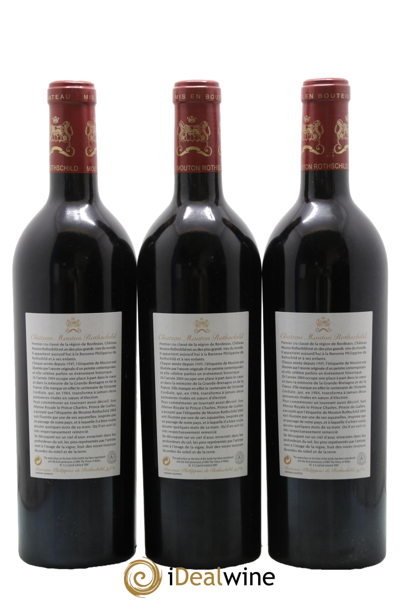 Château Mouton Rothschild 1er Grand Cru Classé 2004 - Lot de 6 bouteilles - 4