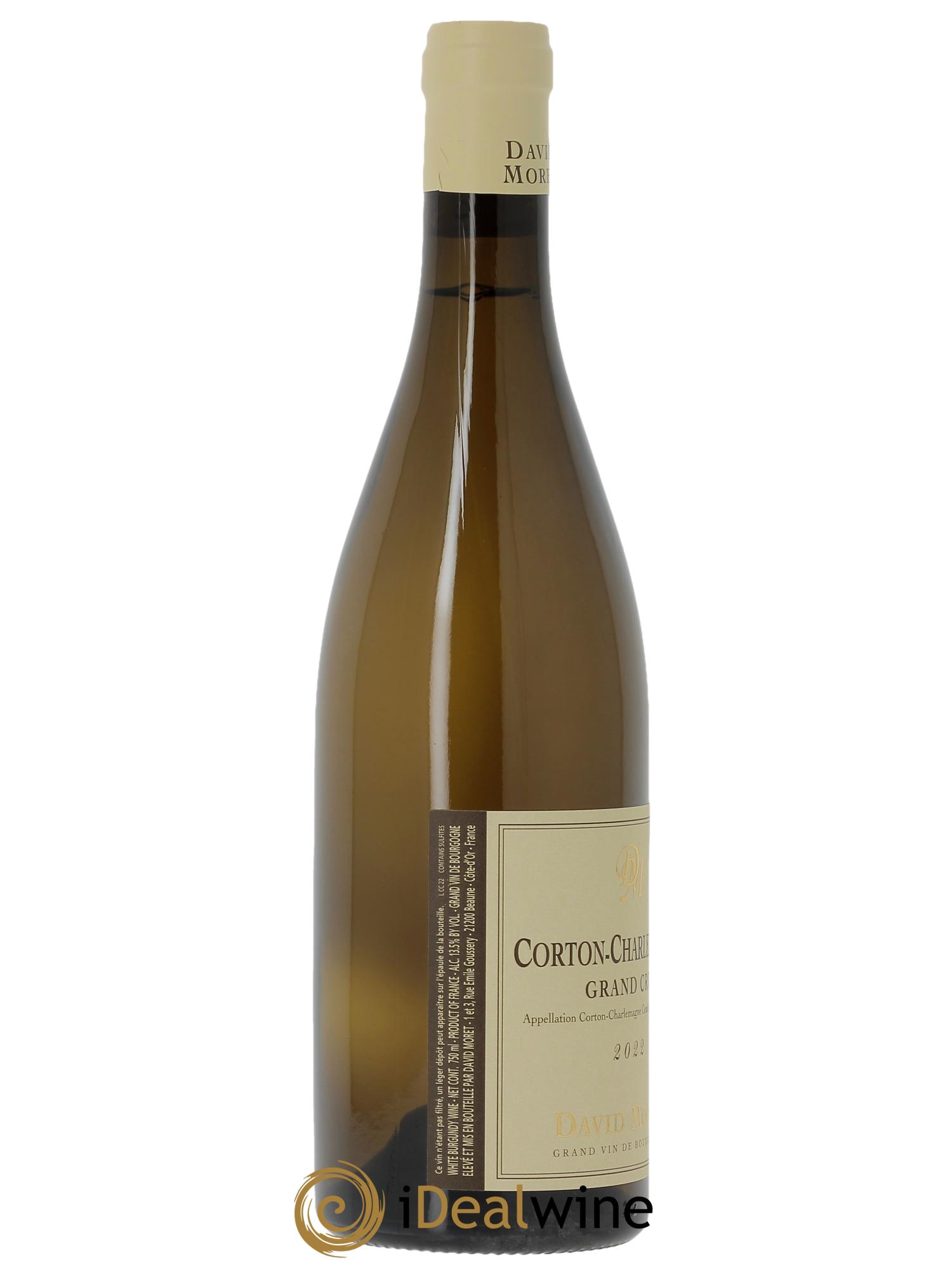 Corton-Charlemagne Grand Cru David Moret (Domaine) 2022 - Lot de 1 bouteille - 1
