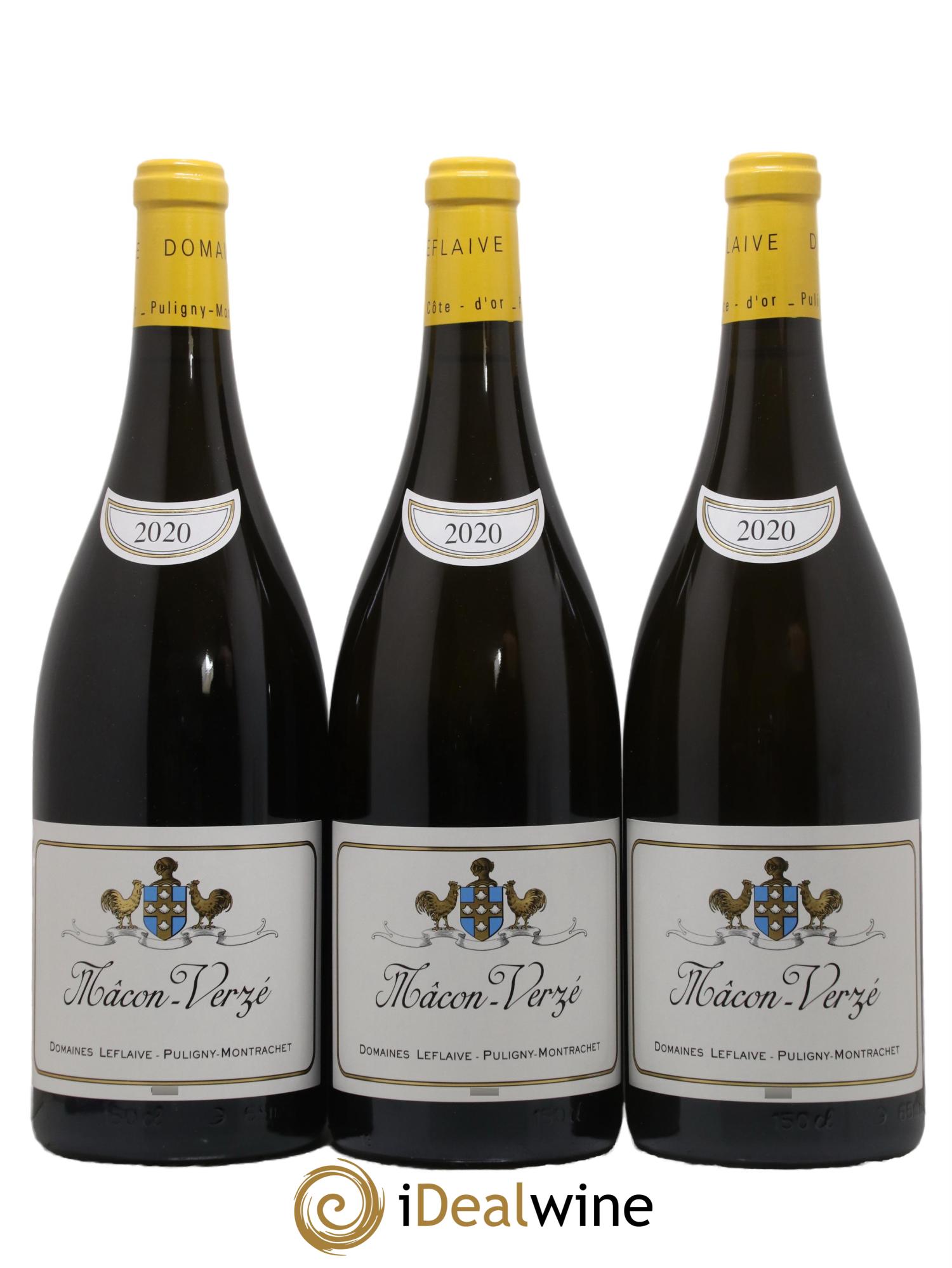Mâcon Verzé Leflaive (Domaine) 2020 - Lot de 3 magnums - 0