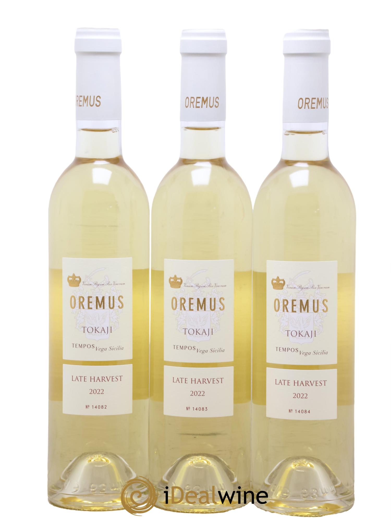 Tokaji Late Harvest Oremus 2022 - Lotto di 3 formati 50cl - 0
