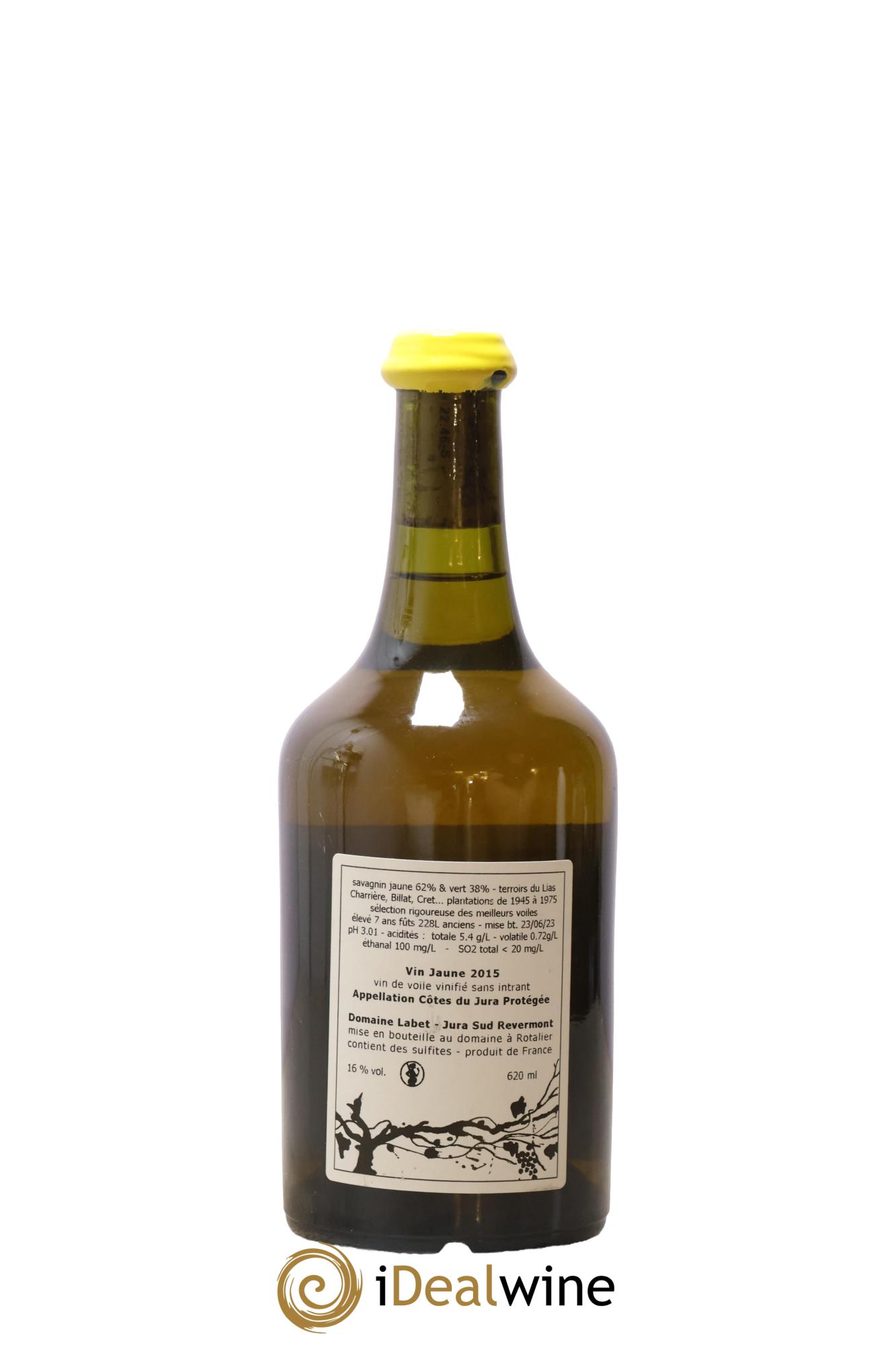 Côtes du Jura Vin Jaune Romain - Julien - Charline Labet 2015 - Posten von 1 Clavelin - 1