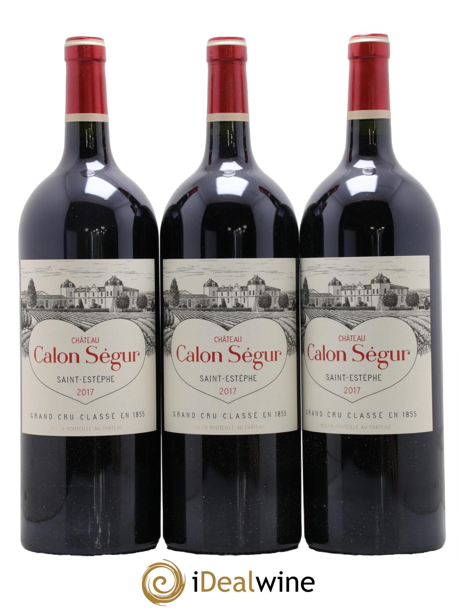 Château Calon Ségur 3ème Grand Cru Classé 2017 - Posten von 3 Magnum - 0