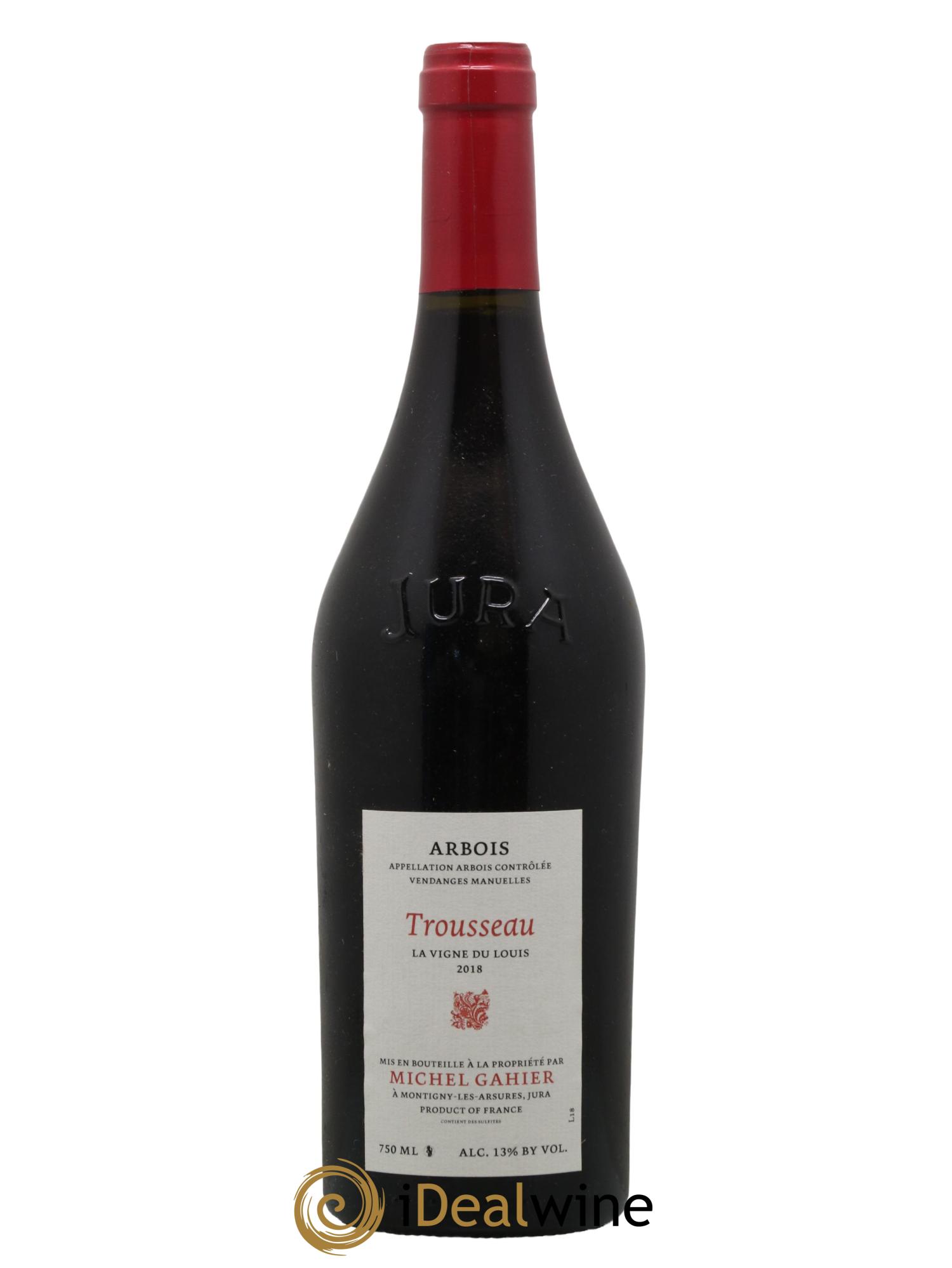 Arbois Trousseau La Vigne du Louis Michel Gahier 2018 - Lot de 1 bouteille - 0