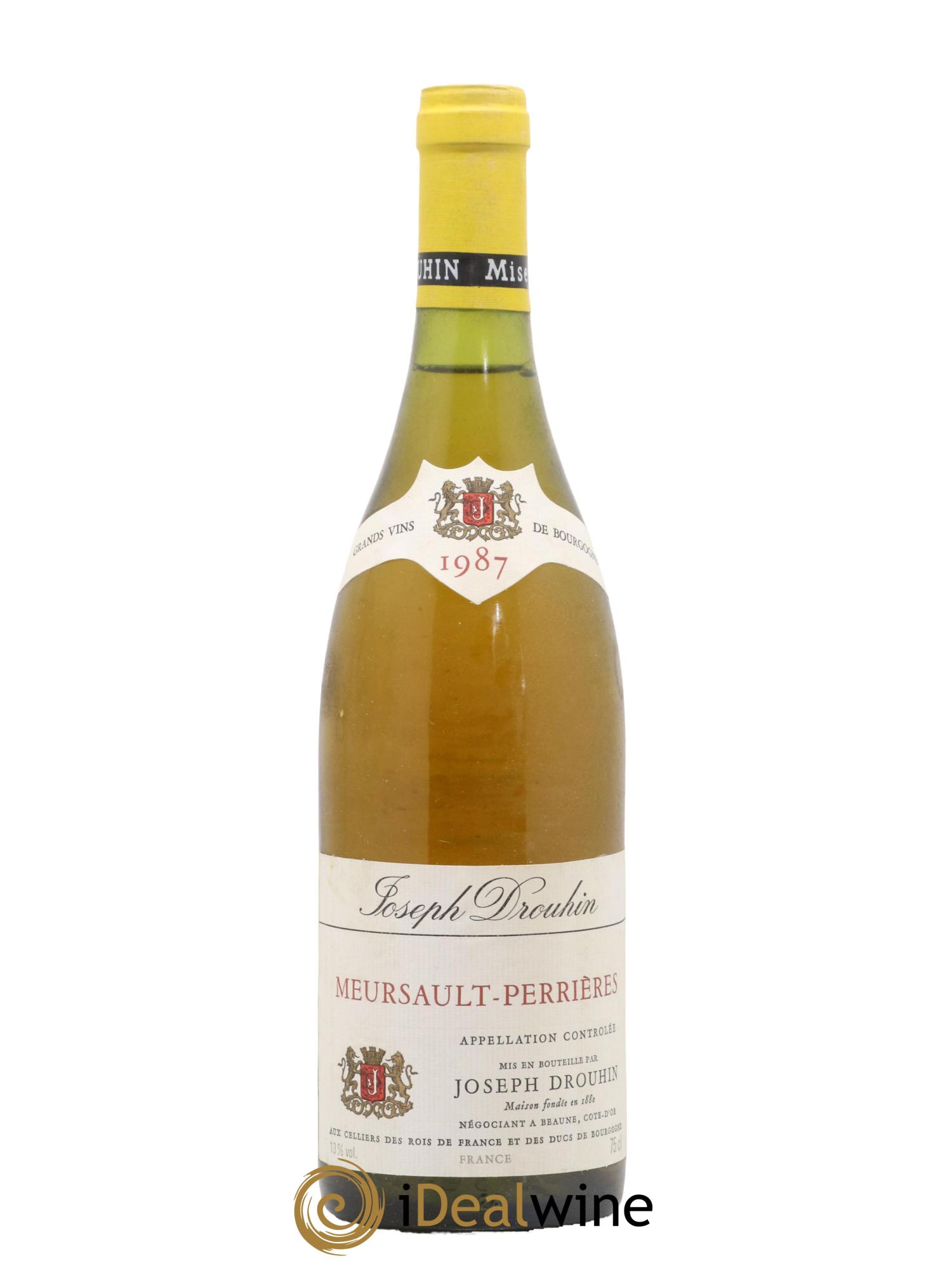 Meursault 1er Cru Perrières Joseph Drouhin 1987 - Lotto di 1 bottiglia - 0