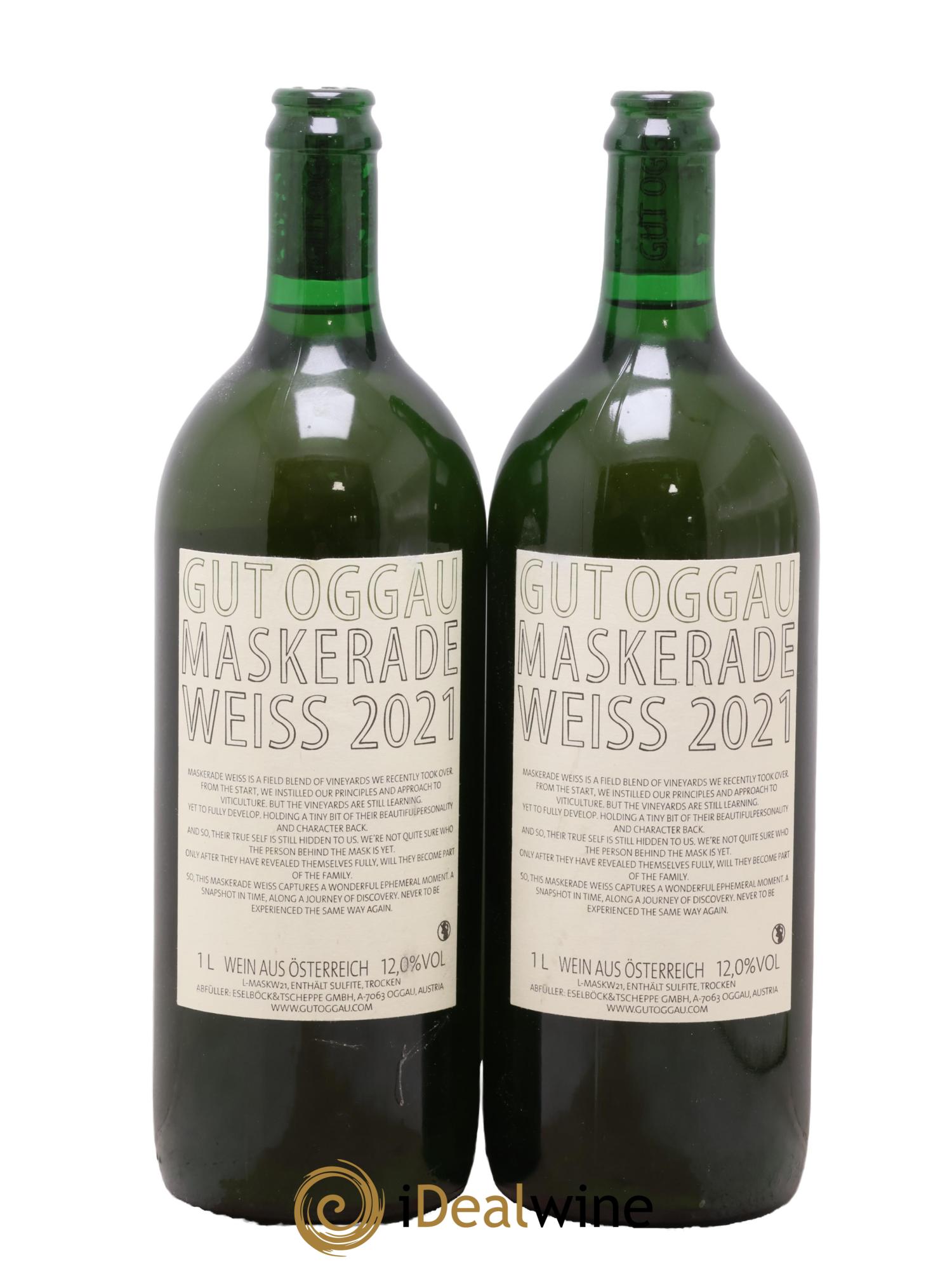 Autriche Maskerade White Gut Oggau 2021 - Lot de 2 litres - 1