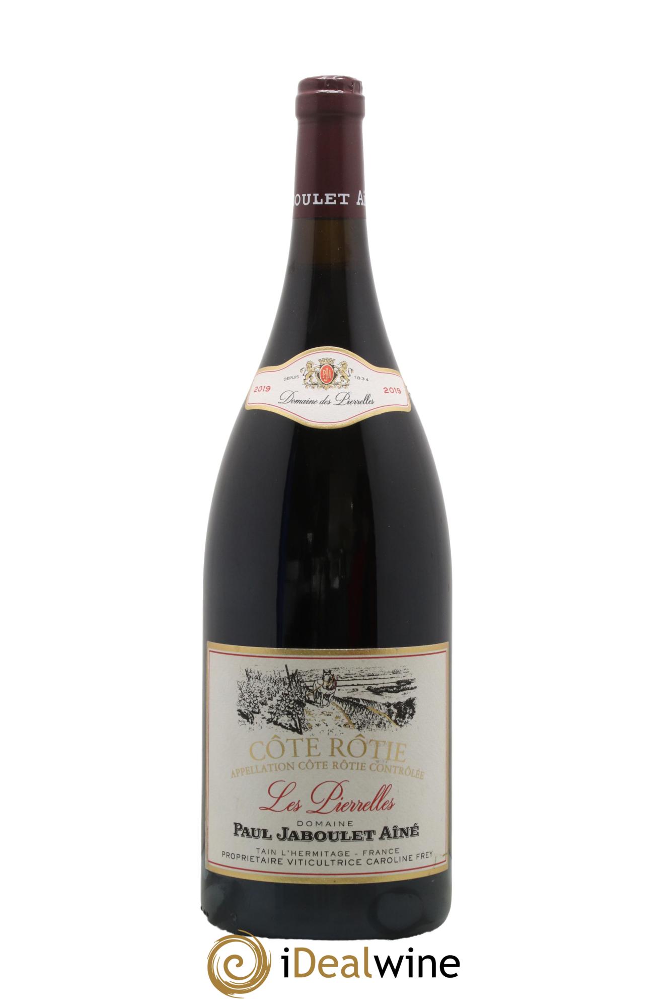 Côte-Rôtie Domaine des Pierrelles Paul Jaboulet Ainé 2019 - Lot de 1 magnum - 0