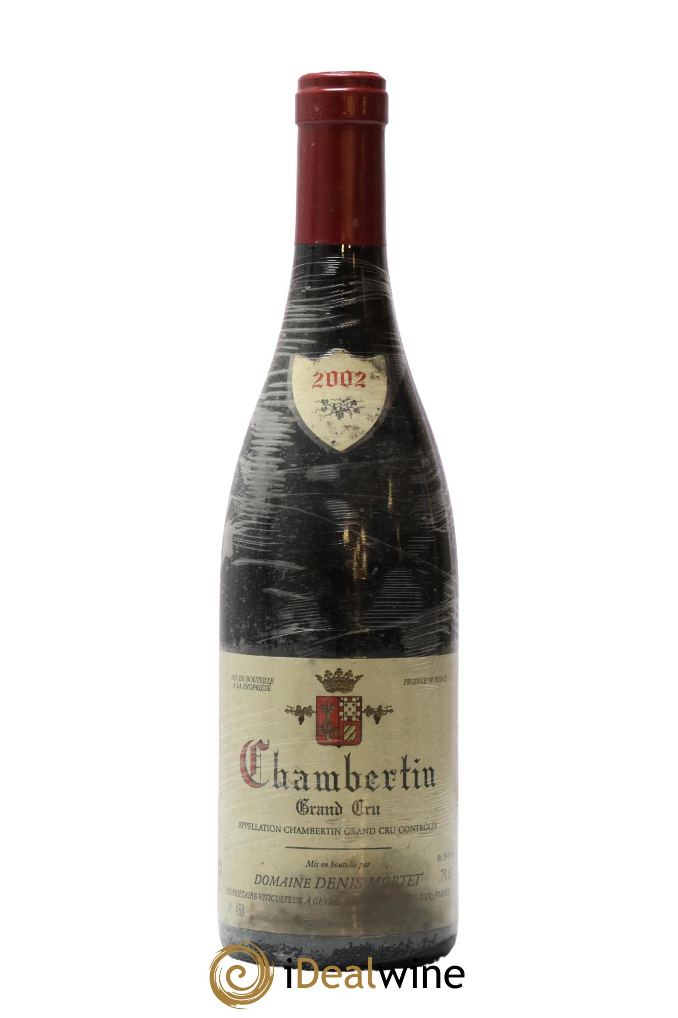 Chambertin Grand Cru Denis Mortet (Domaine) 2002 - Lot de 1 bouteille - 0