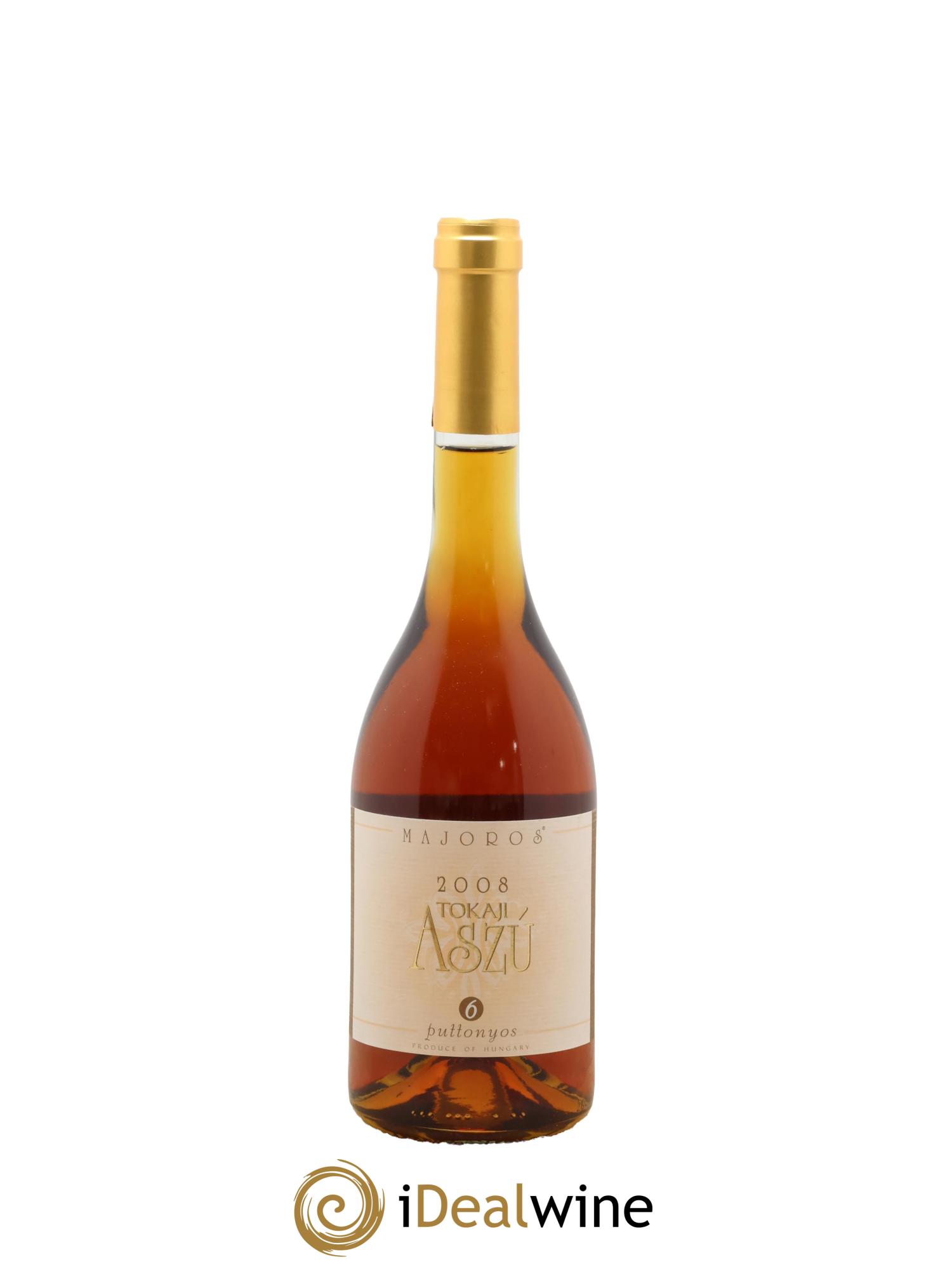 Tokaji Aszu 6 puttonyos Majoros 2008 - Posten von 1 Format 50cl - 0