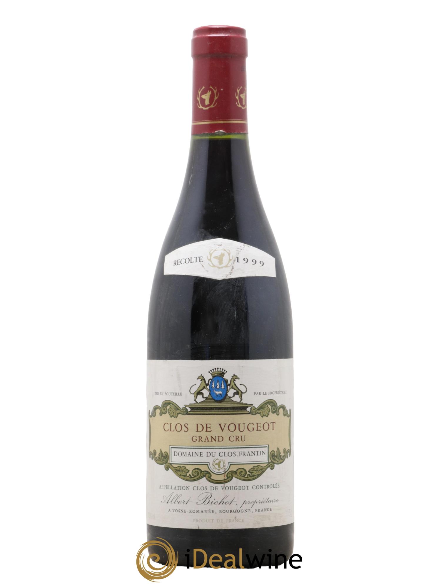Clos de Vougeot Grand Cru Clos Frantin - Albert Bichot 1999 - Lot de 1 bouteille - 0