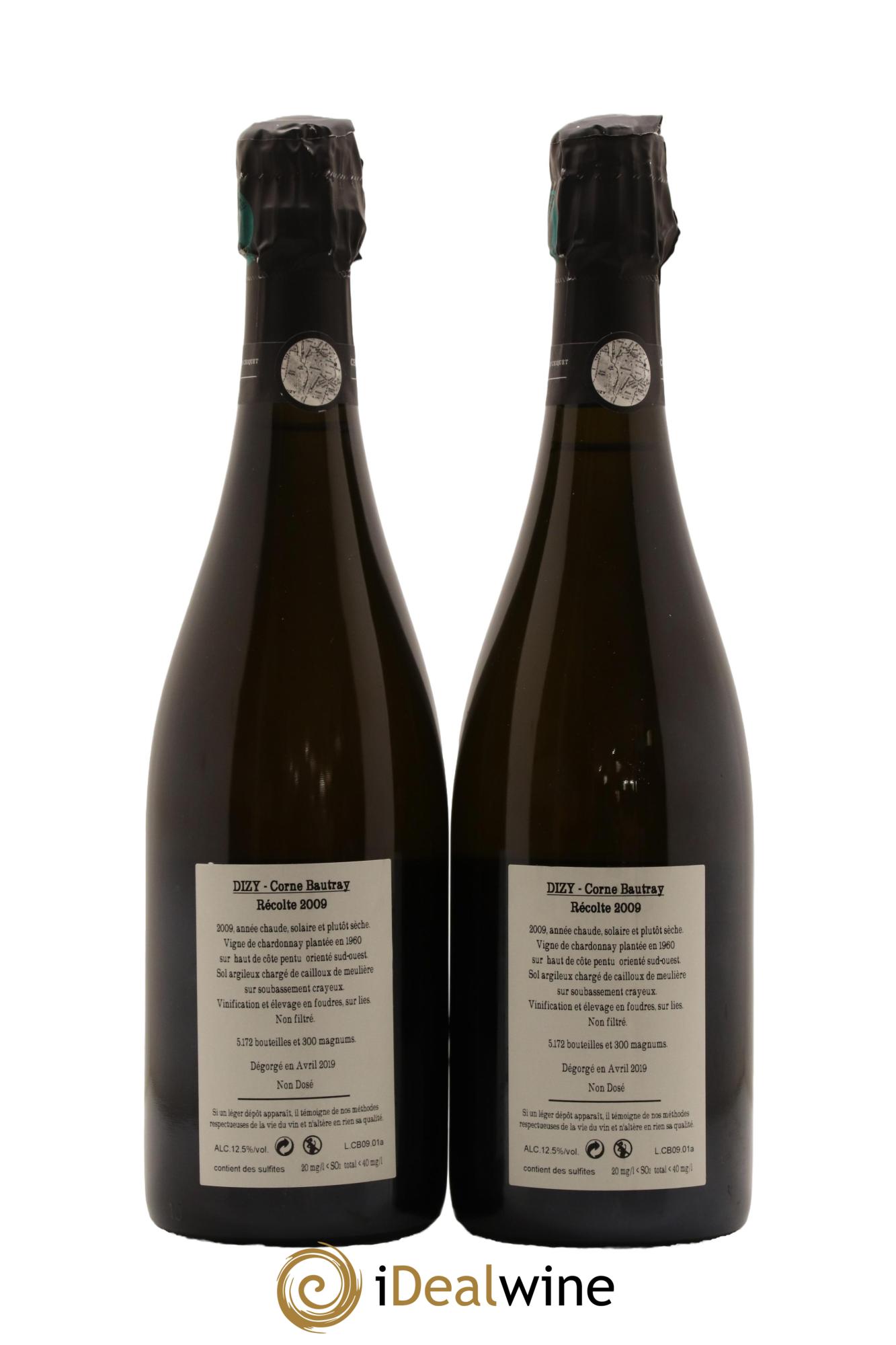 Dizy Corne Bautray Extra-Brut Jacquesson 2009 - Lotto di 2 bottiglie - 1