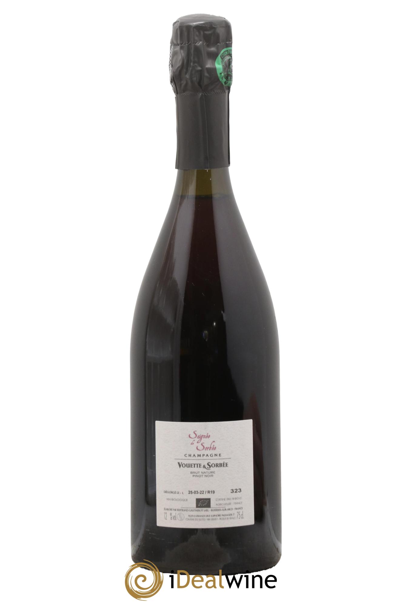 Saignée de Sorbée Extra-Brut Vouette et Sorbée 2019 - Posten von 1 Flasche - 1