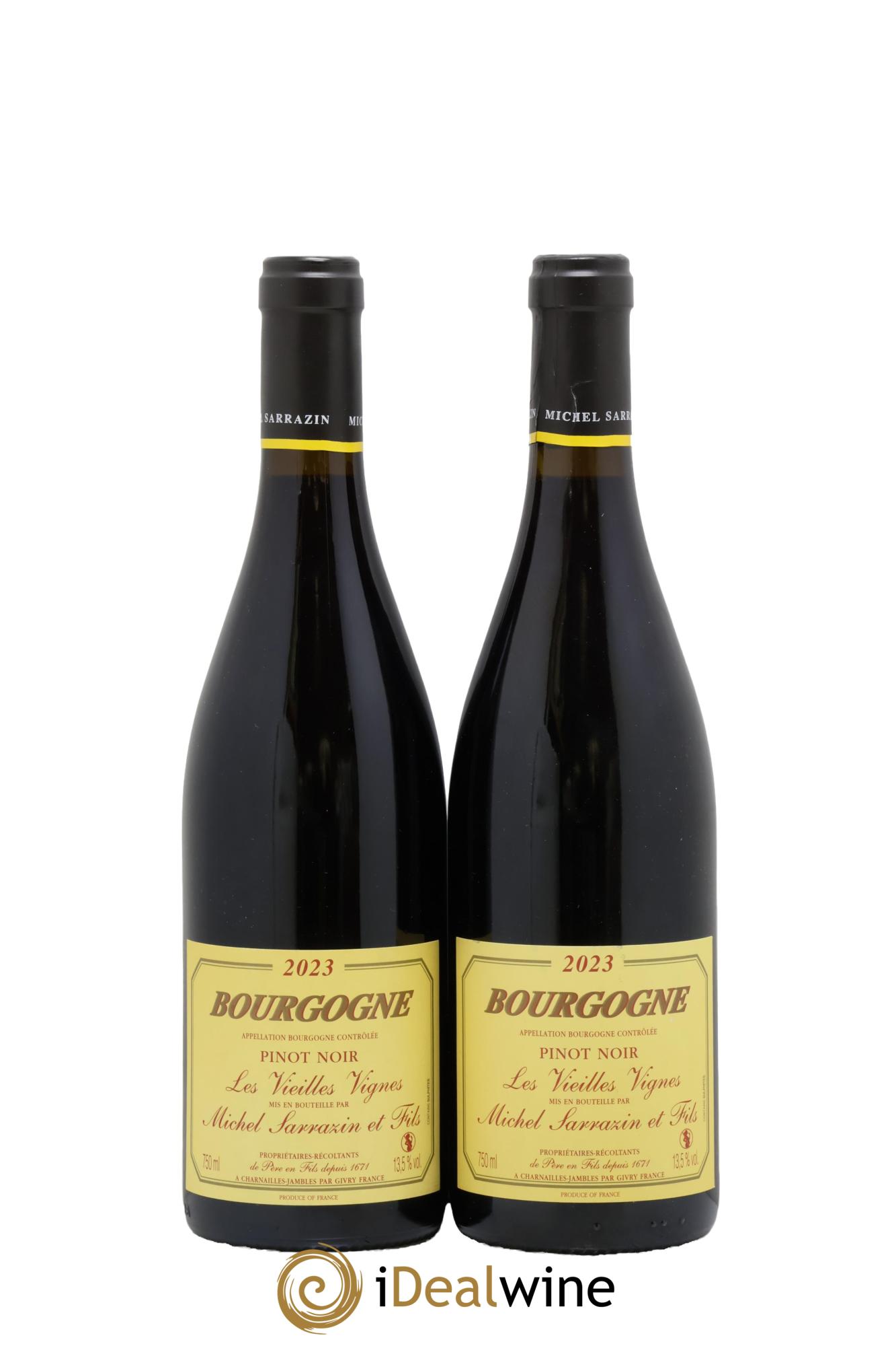 Bourgogne Vieilles Vignes Michel Sarrazin 2023 - Lot of 2 bottles - 0