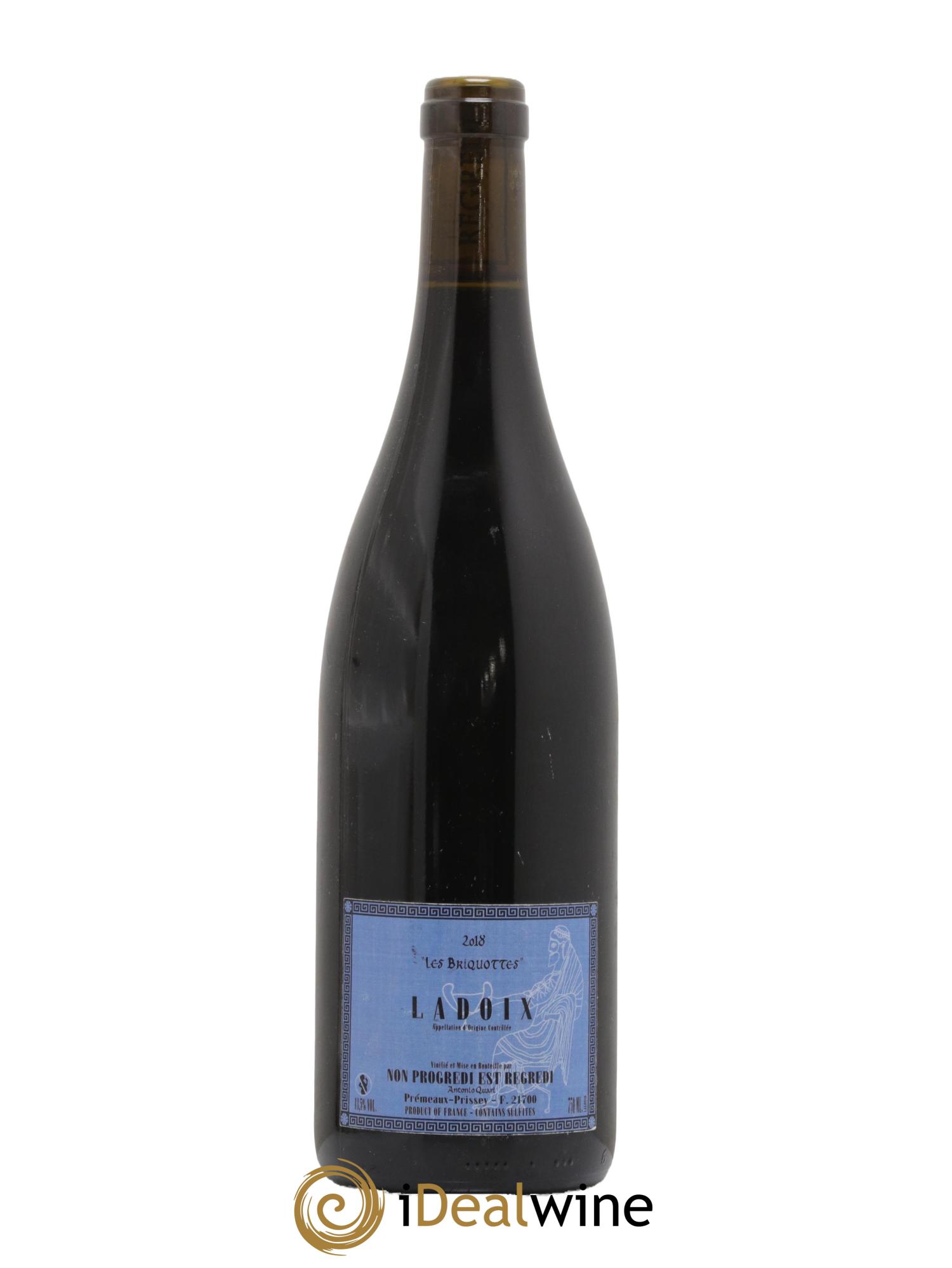 Ladoix Les Briquottes Antonio Quari 2018 - Lot de 1 bouteille - 1