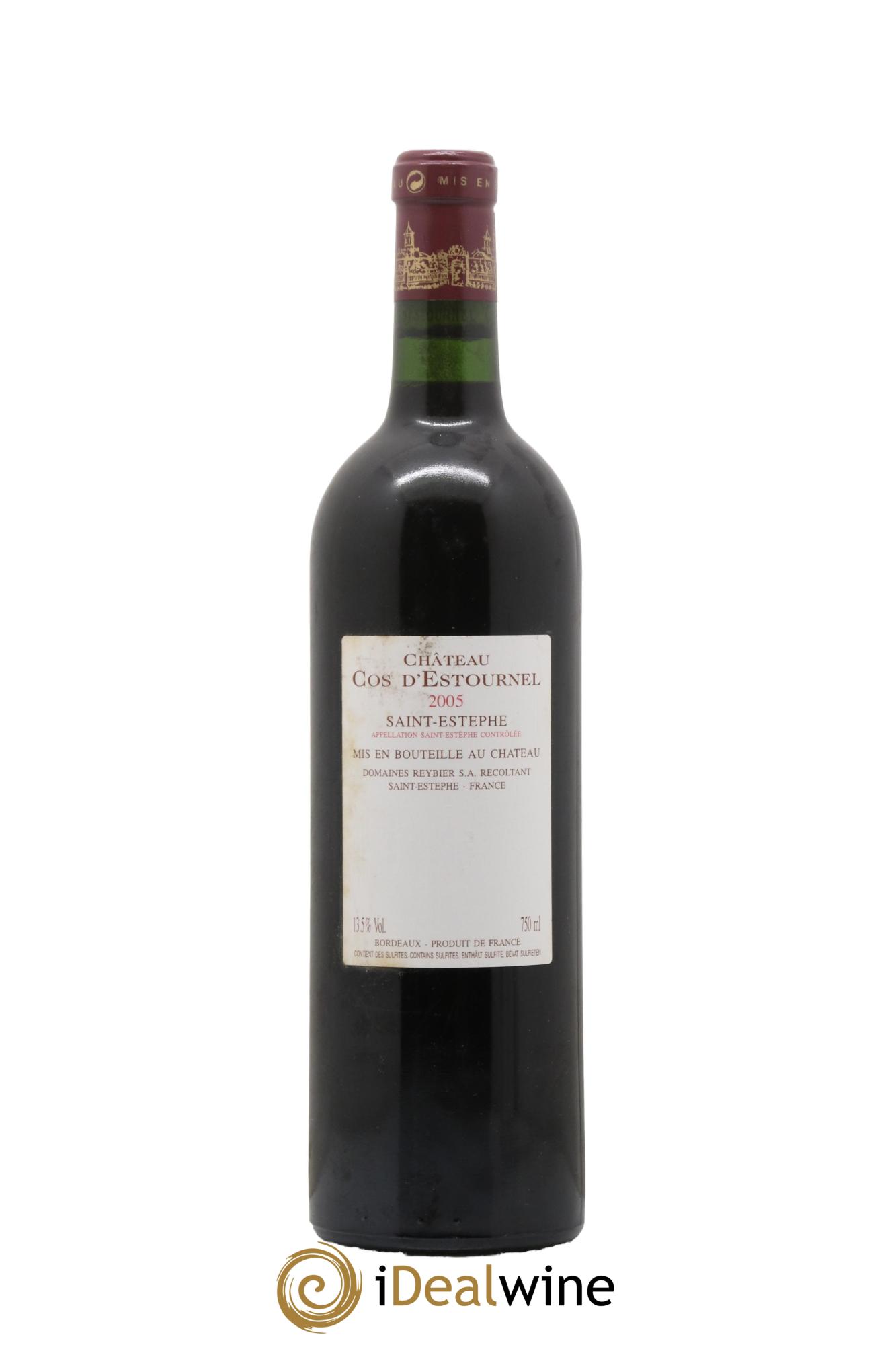 Cos d'Estournel 2ème Grand Cru Classé 2005 - Posten von 1 Flasche - 1