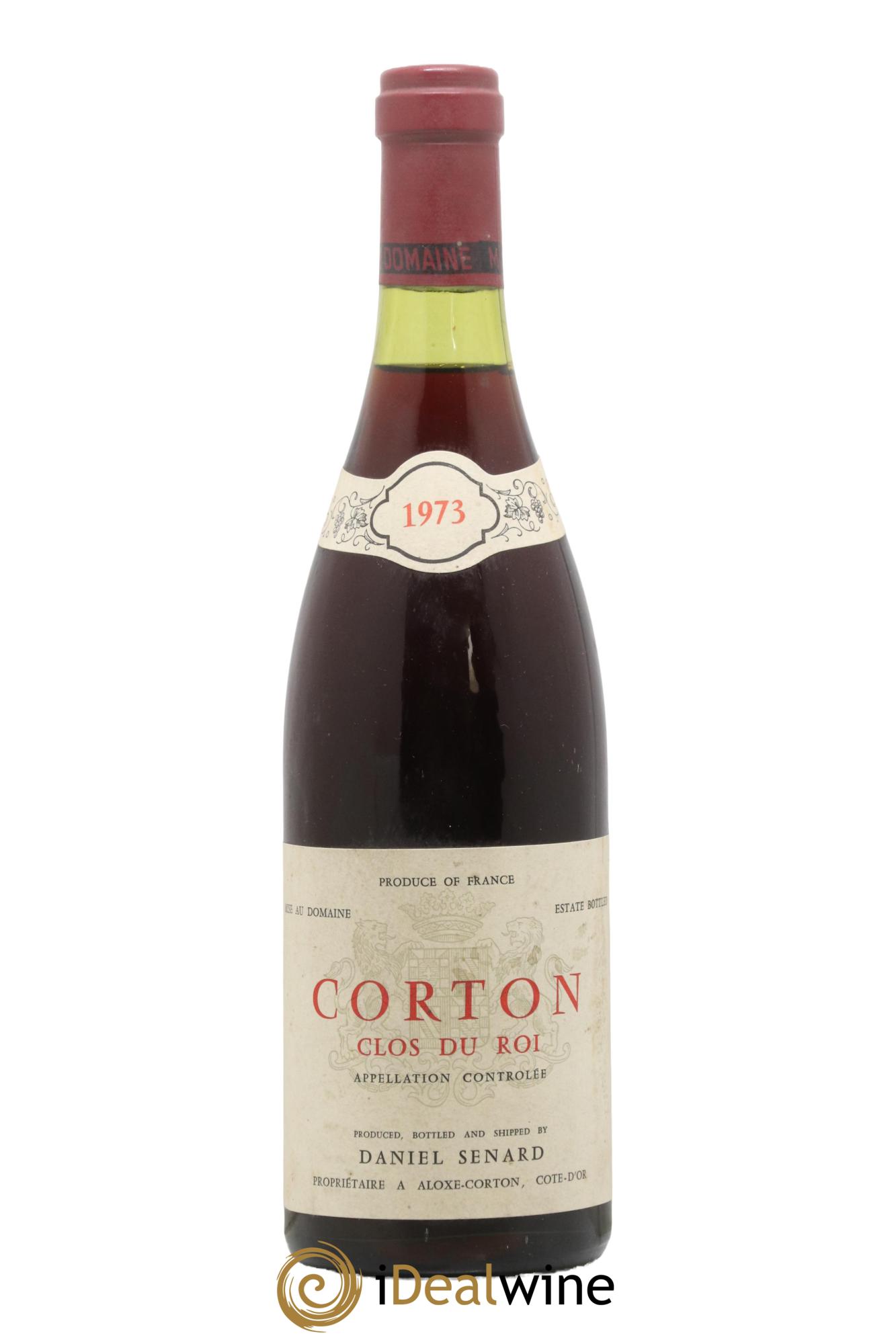 Corton Grand Cru Clos du Roi Comte Senard 1973 - Lot of 1 bottle - 0
