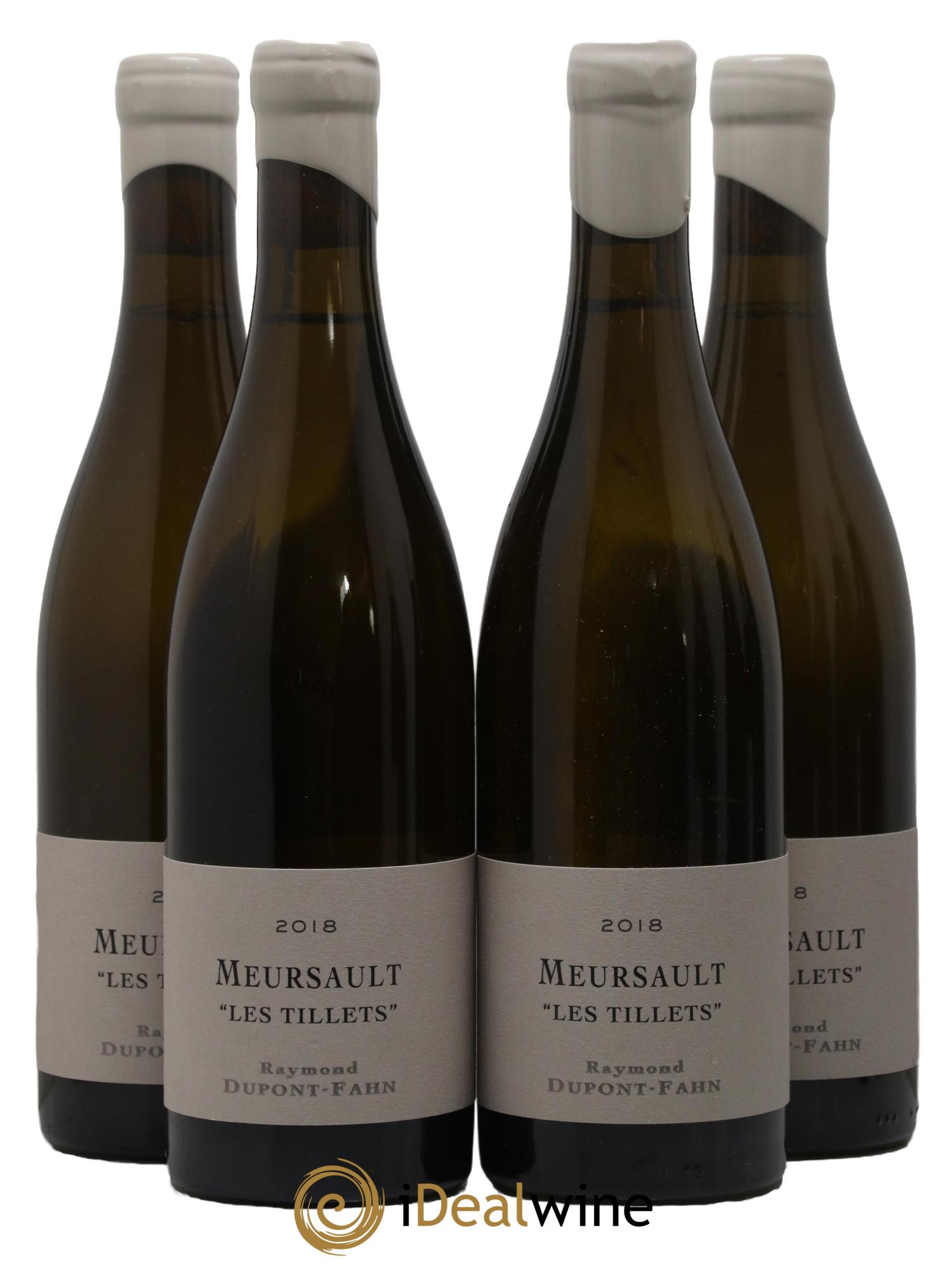 Meursault Les Tillets Domaine Dupont-Fahn 2018 - Lot de 4 bouteilles - 0