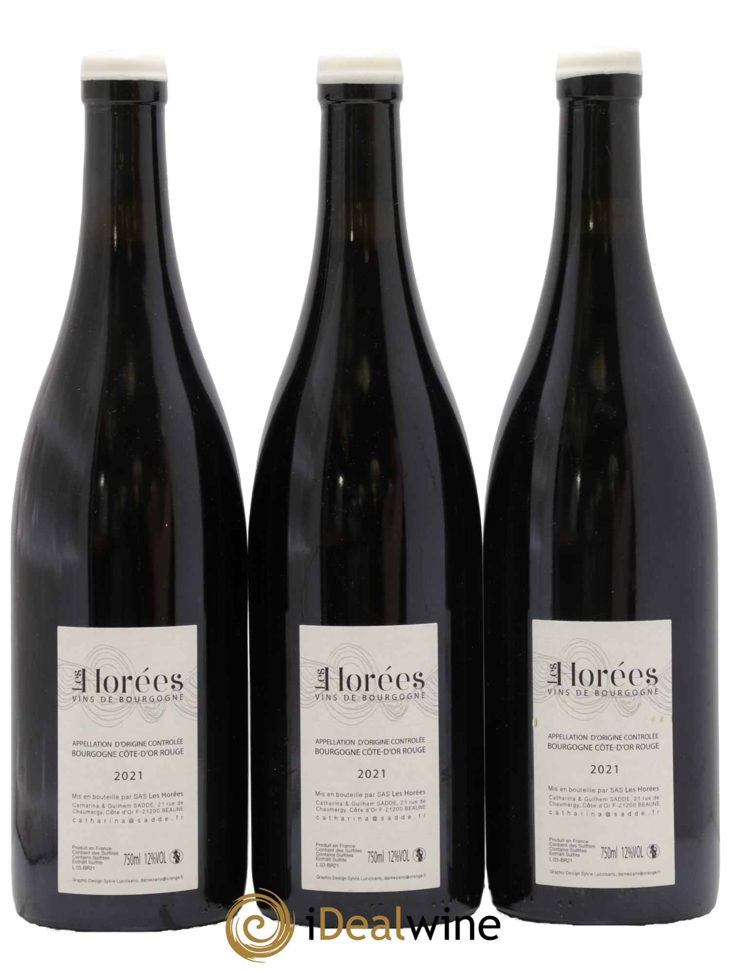 Bourgogne Le Vieux Sage Les Horées 2021 - Lot de 3 bouteilles - 1
