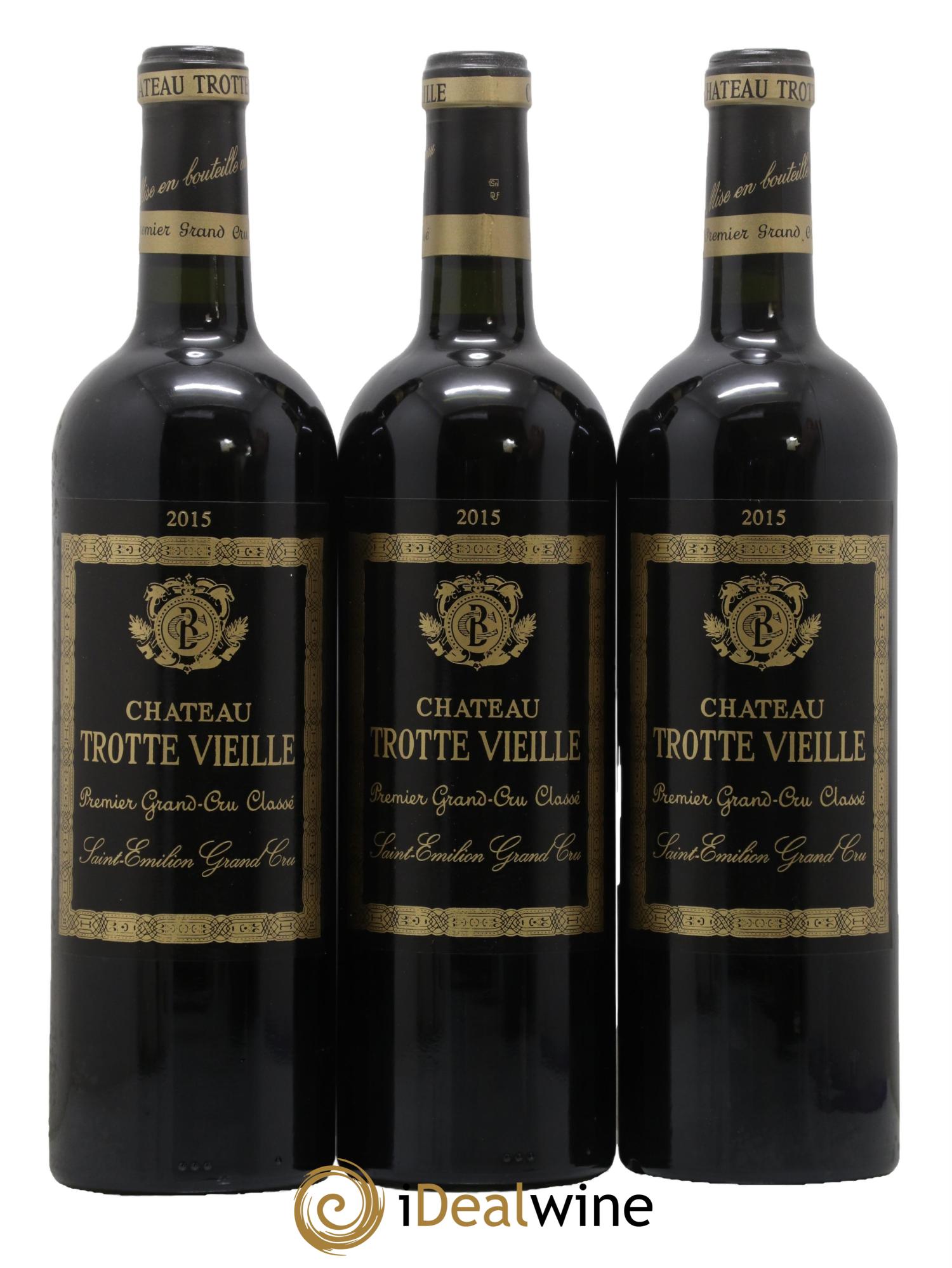 Château Trotte Vieille 1er Grand Cru Classé B 2015 - Lot de 3 bouteilles - 0