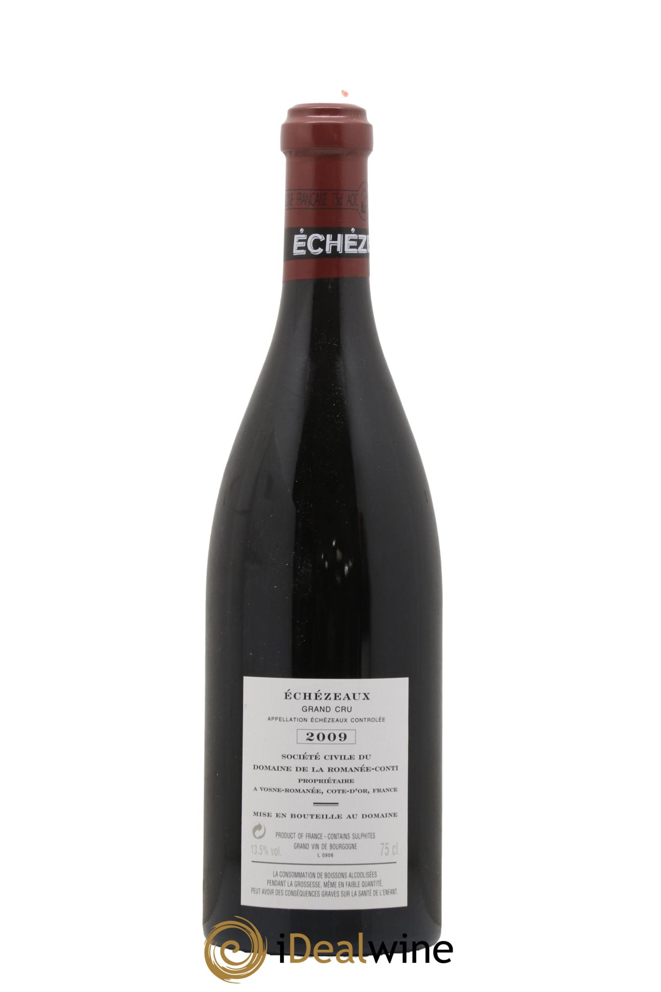 Echezeaux Grand Cru Domaine de la Romanée-Conti 2009 - Lot of 1 bottle - 1