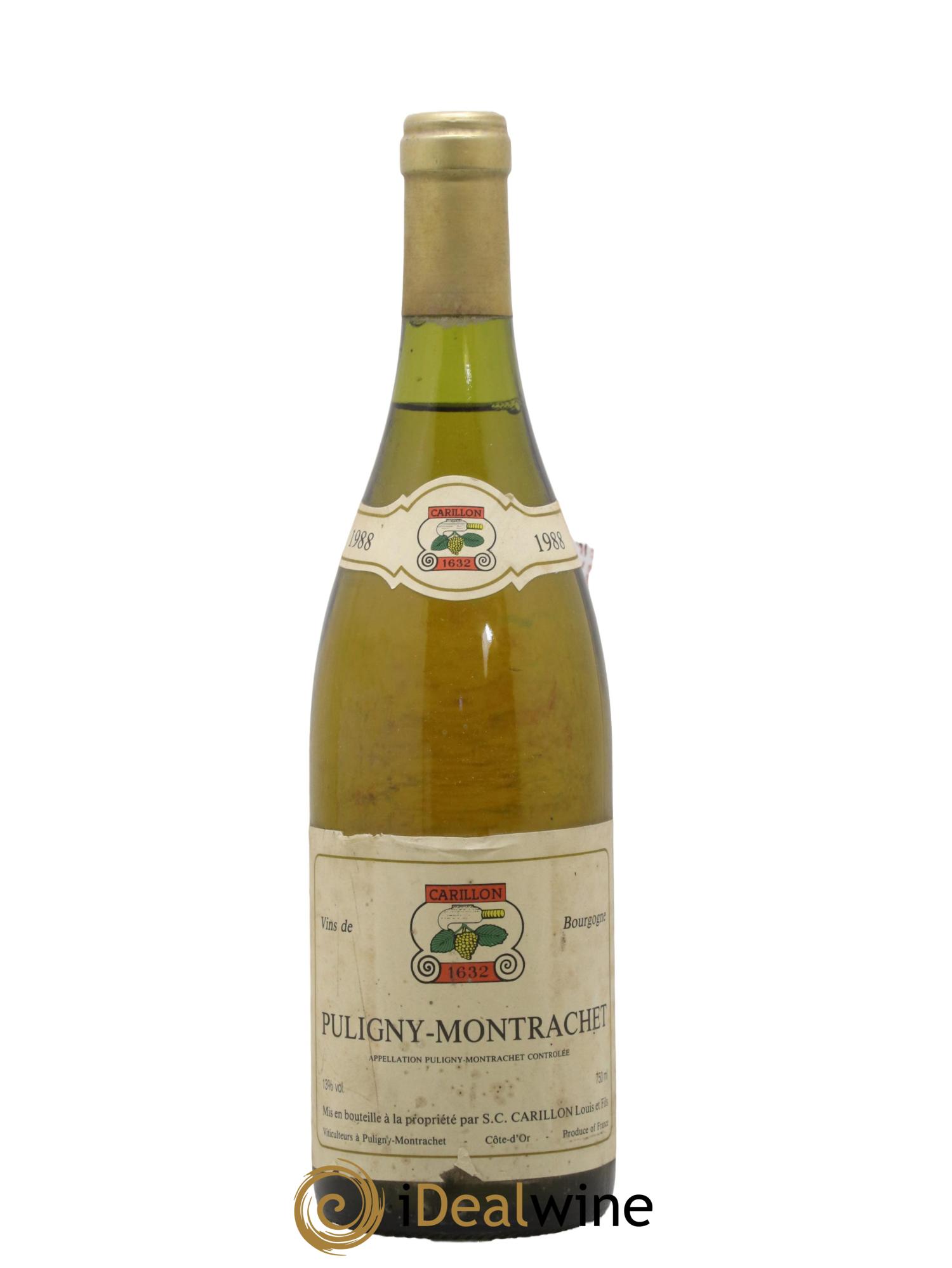 Puligny-Montrachet Louis Carillon & Fils 1988 - Lot de 1 bouteille - 0