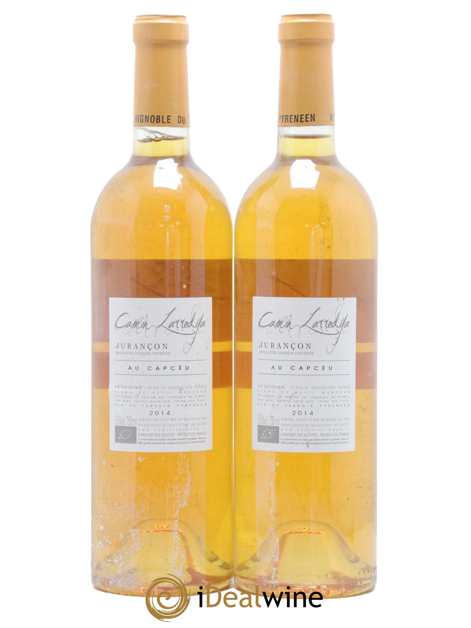 Jurançon Au Capcéu Camin Larredya 2014 - Lot de 2 bouteilles - 1