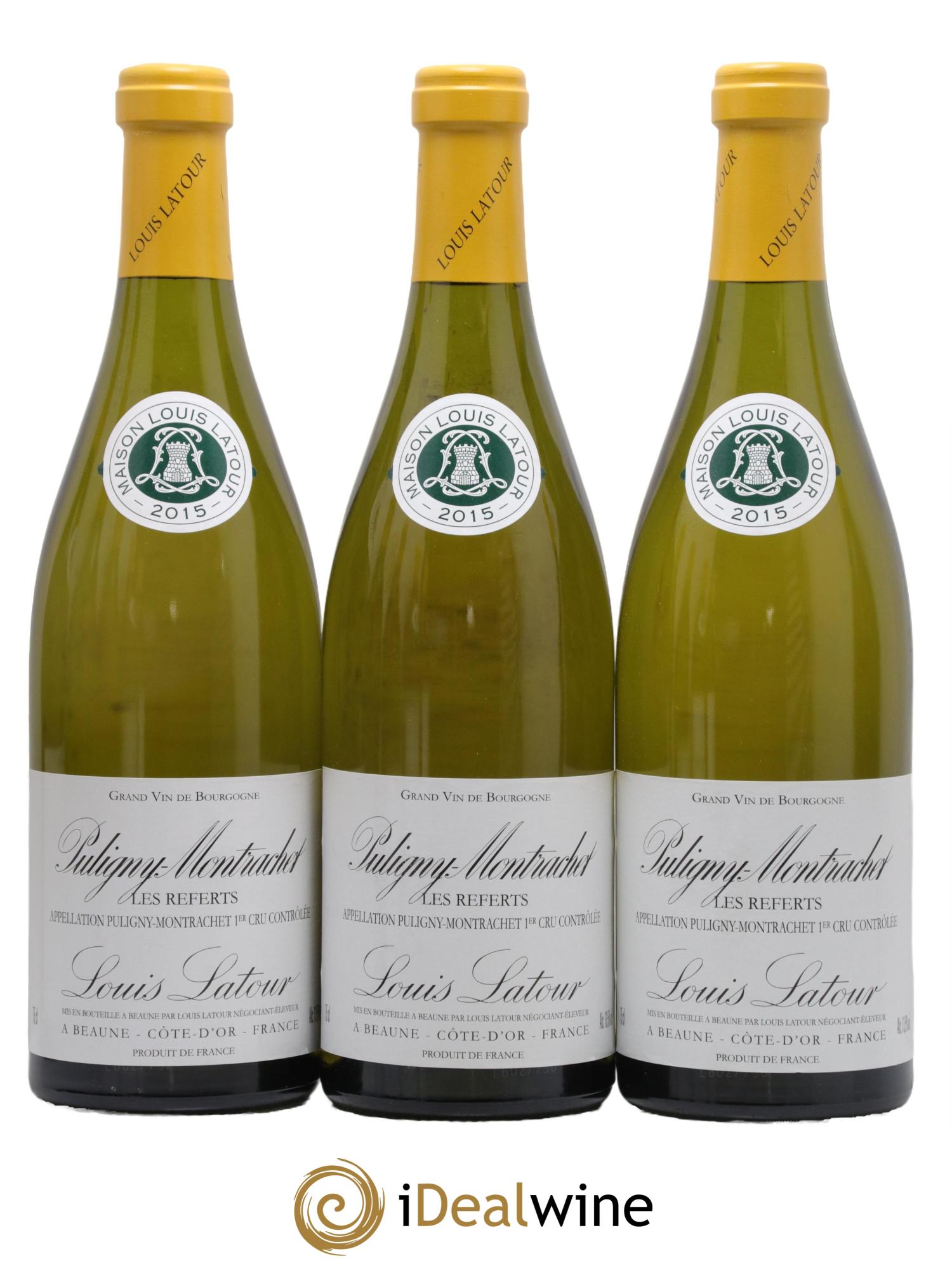 Puligny-Montrachet 1er Cru Les Referts Maison Louis Latour 2015 - Lot de 12 bouteilles - 2