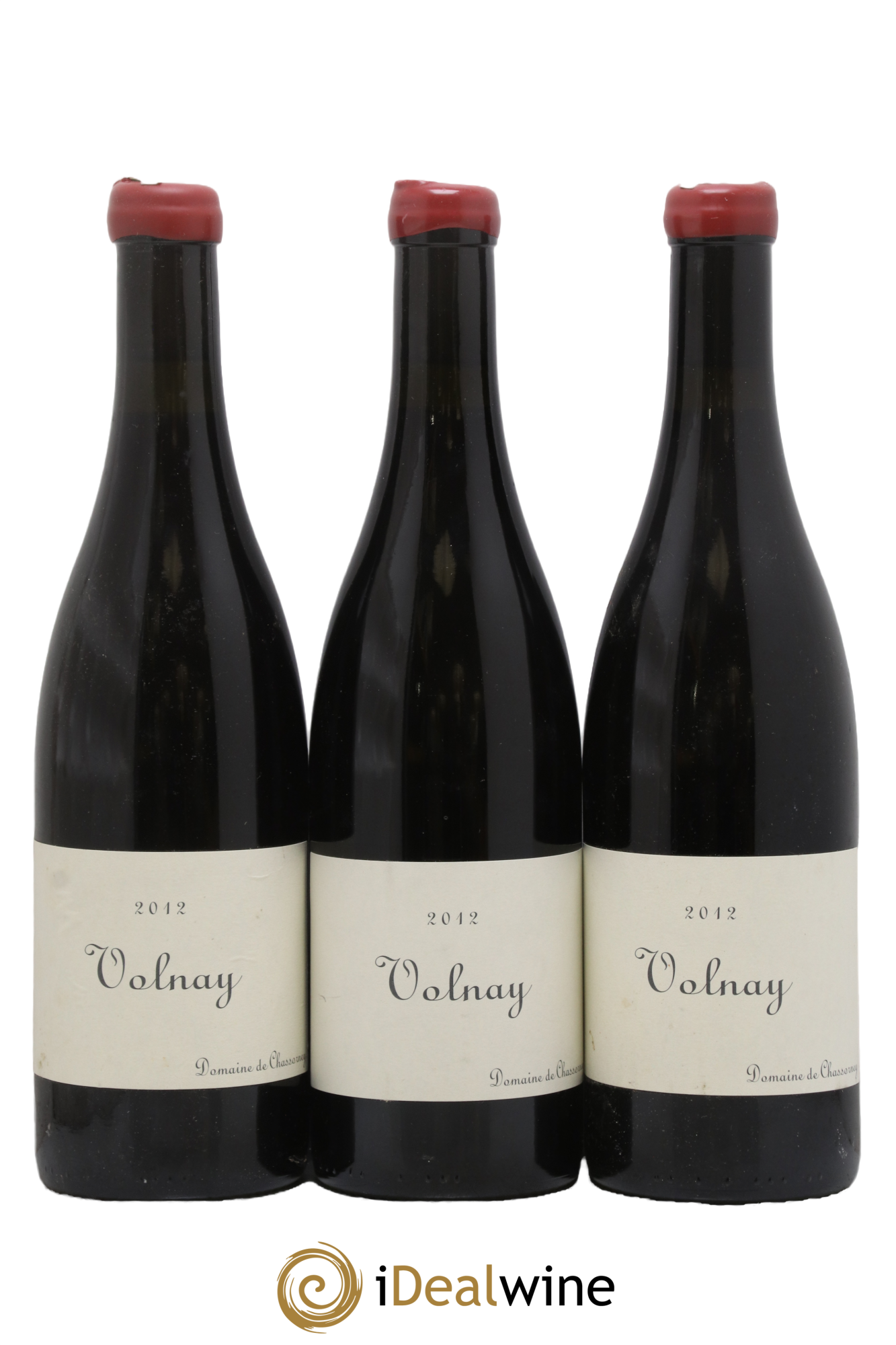 Volnay Domaine de Chassorney - Frédéric Cossard 2012 - Lot de 3 bouteilles - 0