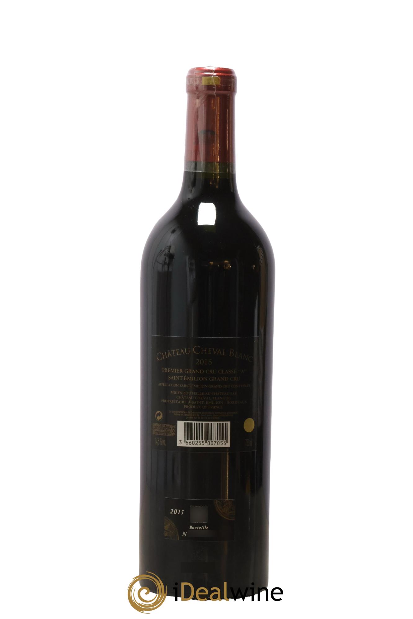 Château Cheval Blanc 1er Grand Cru Classé A 2015 - Lotto di 1 bottiglia - 1