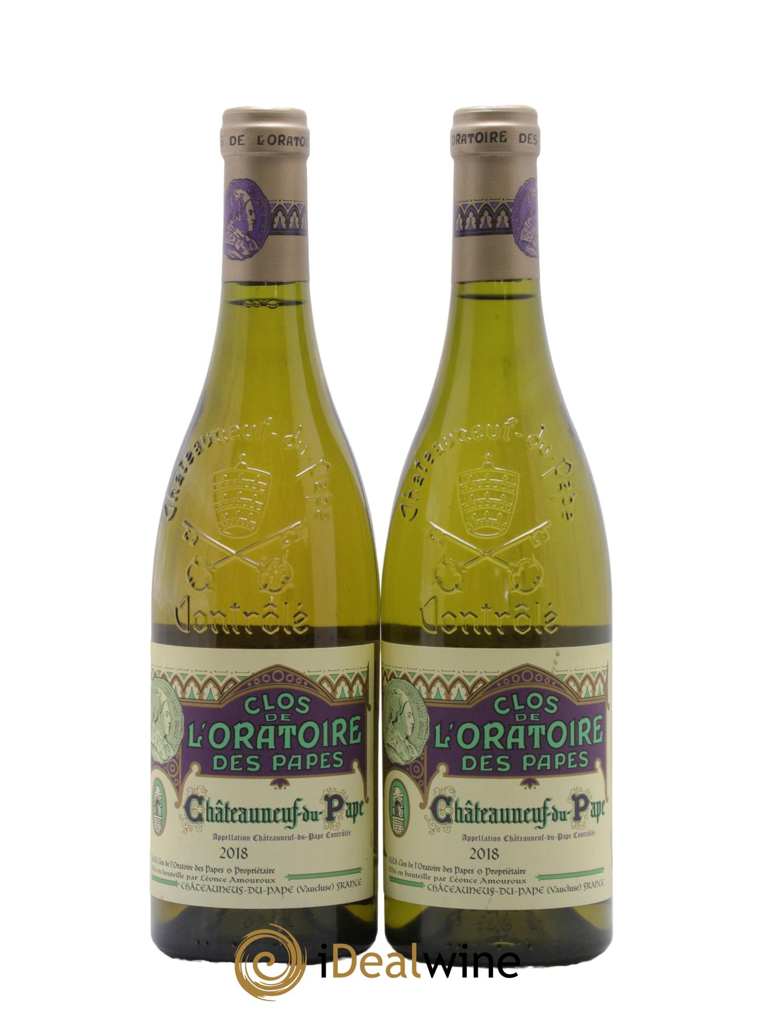 Châteauneuf-du-Pape Clos de l'Oratoire des Papes 2018 - Lot de 2 bouteilles - 0