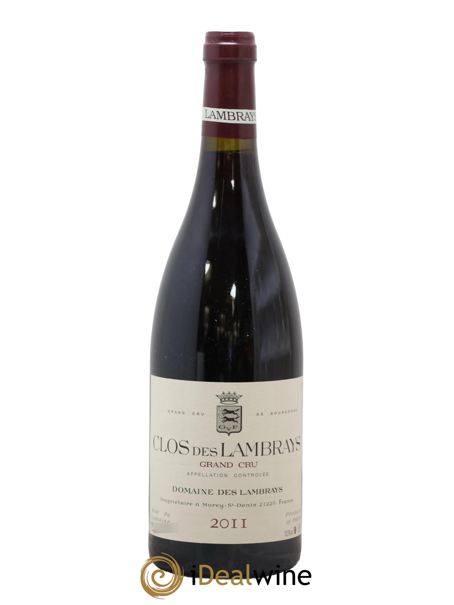 Clos des Lambrays Grand Cru Domaine des Lambrays 2011 - Posten von 1 Flasche - 0