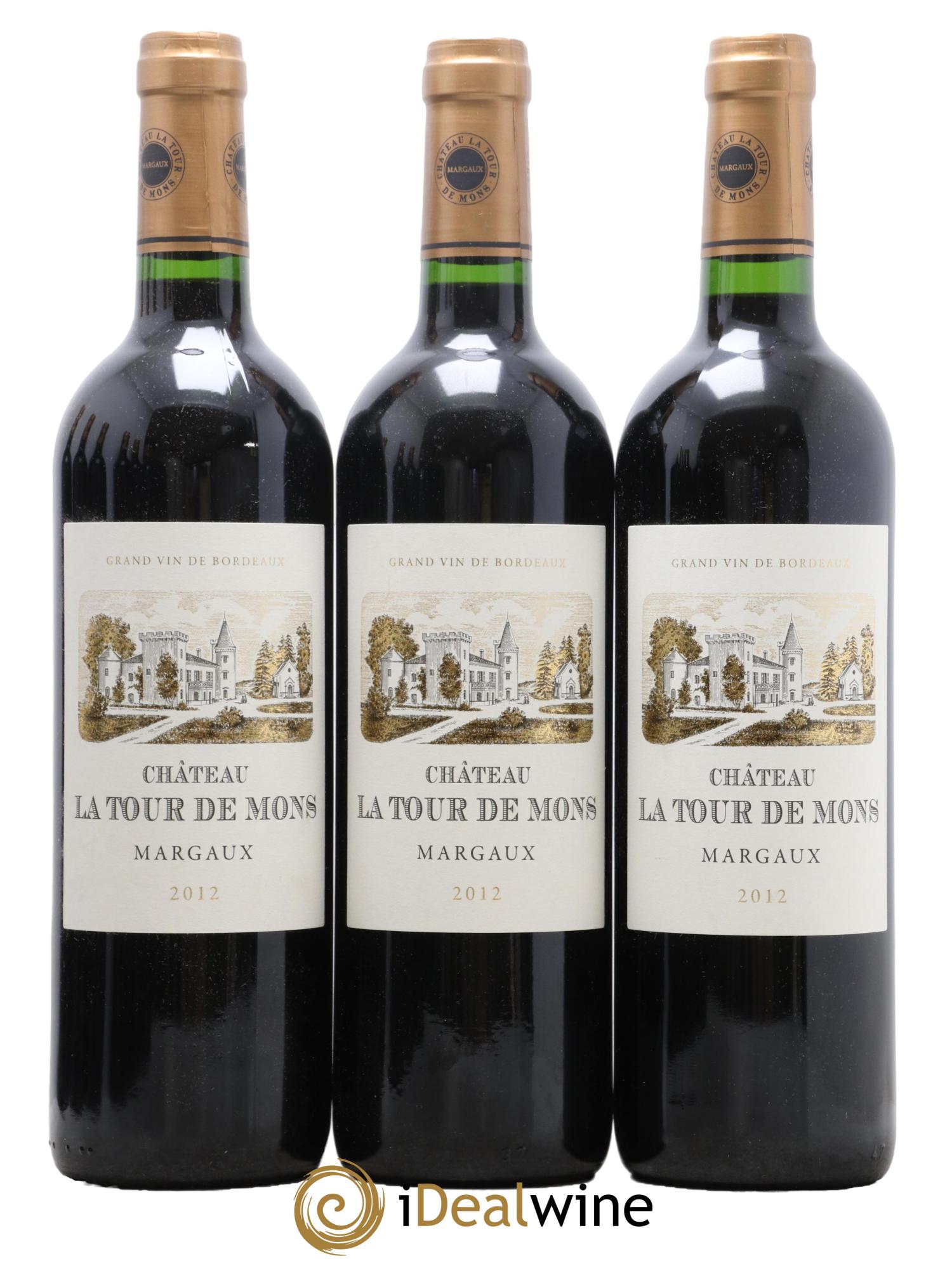 Château la Tour de Mons Cru Bourgeois 2012 - Lot de 12 bouteilles - 2