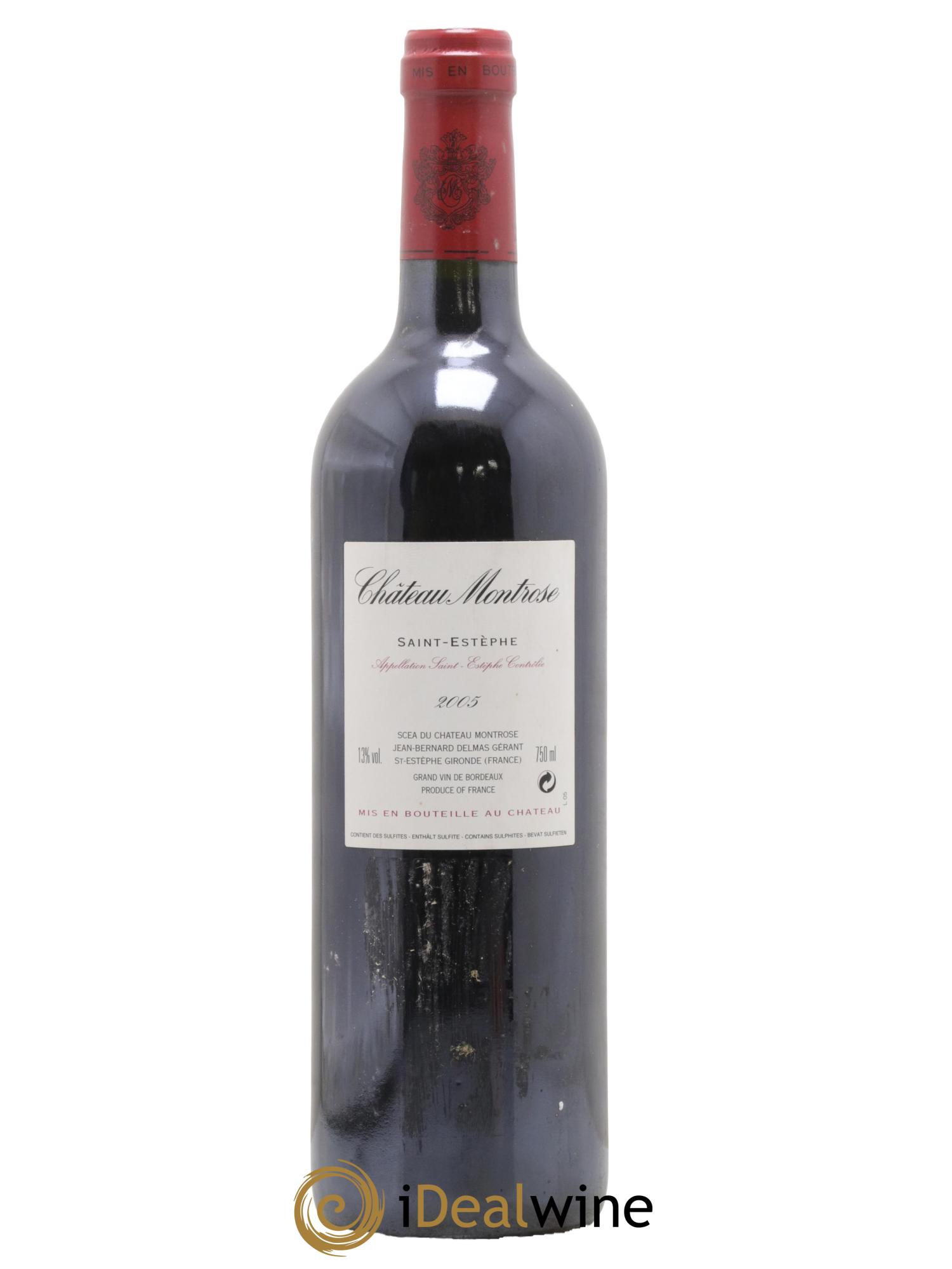 Château Montrose 2ème Grand Cru Classé 2005 - Lot de 1 bouteille - 1