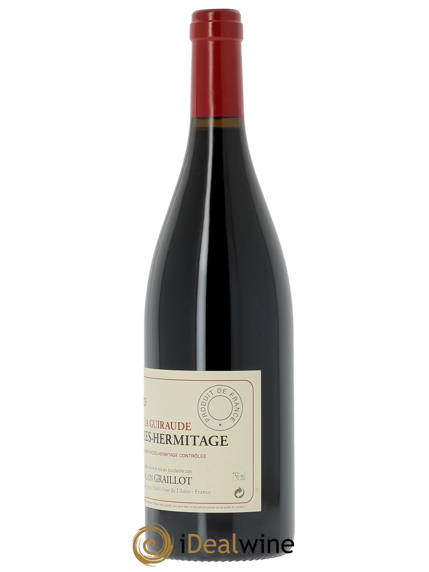 Crozes-Hermitage La Guiraude Domaine Graillot 2023 - Posten von 1 Flasche - 1