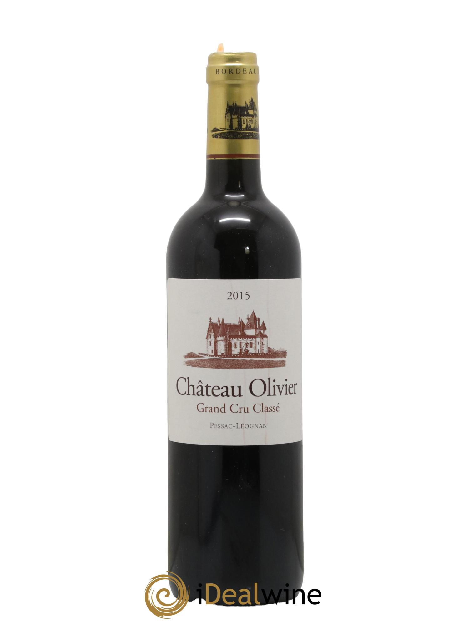 Château Olivier Cru Classé de Graves 2015 - Lot de 1 bouteille - 0