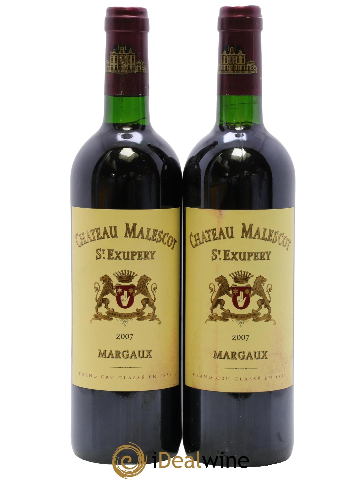 Château Malescot Saint-Exupéry 3ème Grand Cru Classé 2007 - Lot de 2 bouteilles - 0